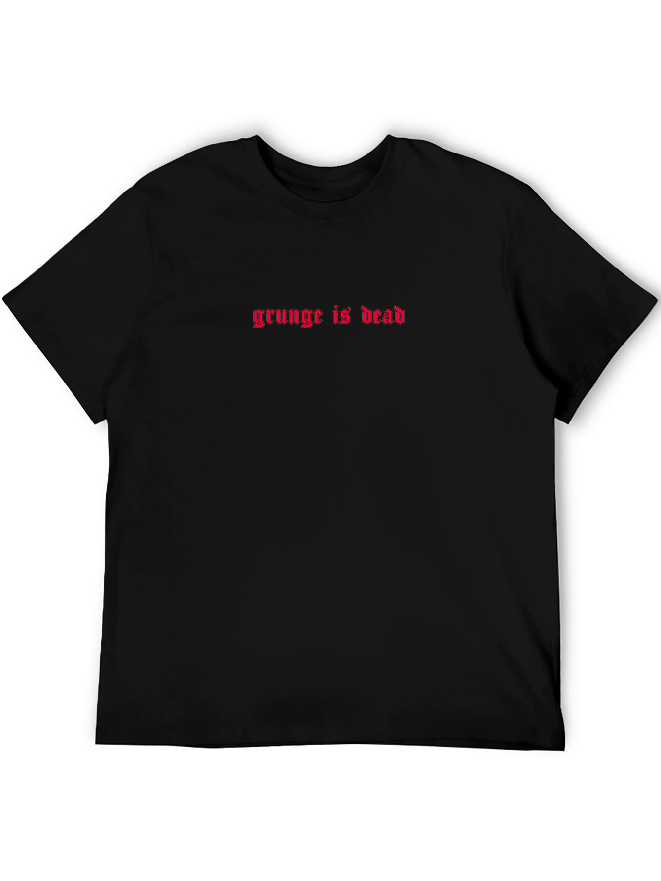 Grunge is Dead Graphic Tee - Black