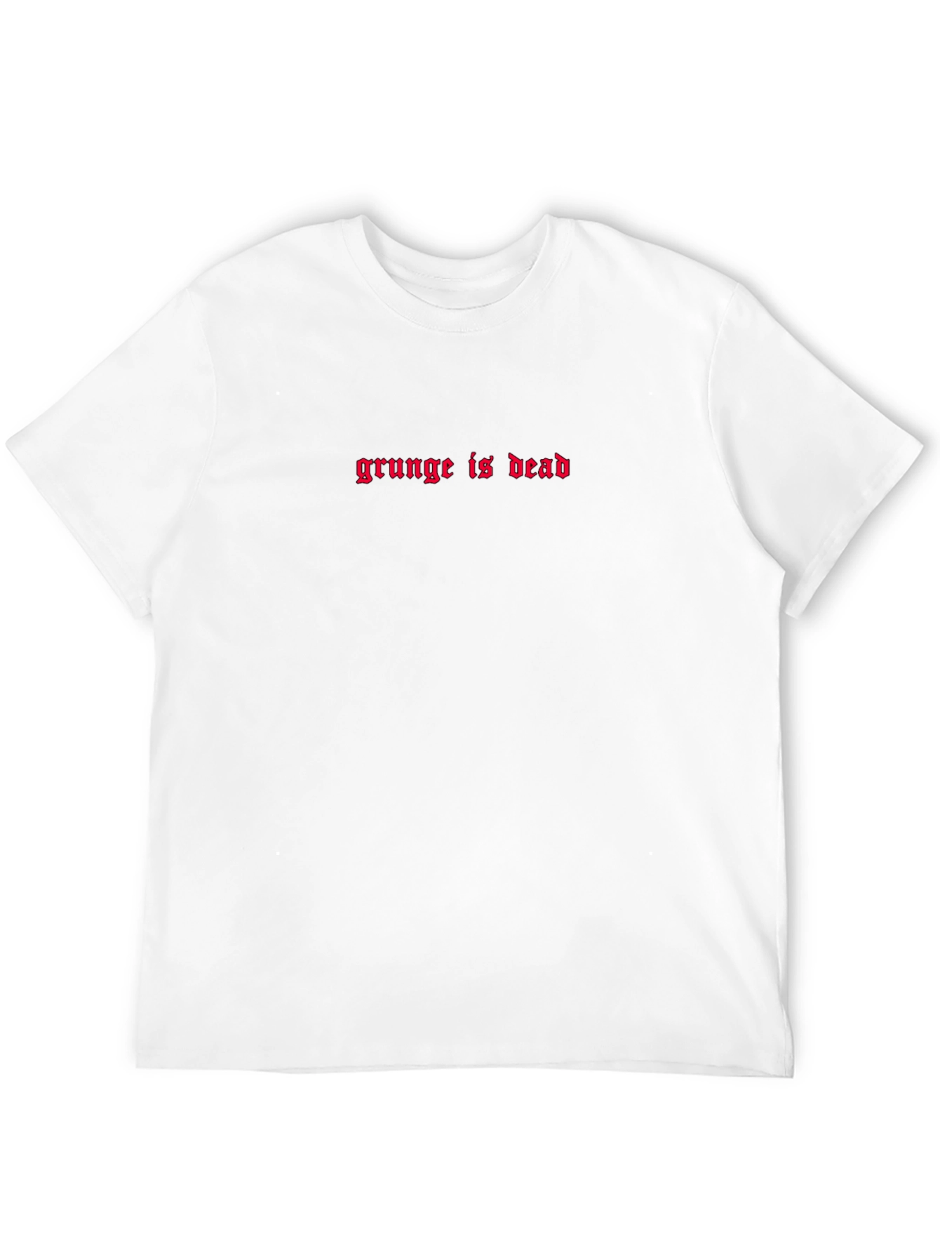 Grunge is Dead Graphic Tee - Black