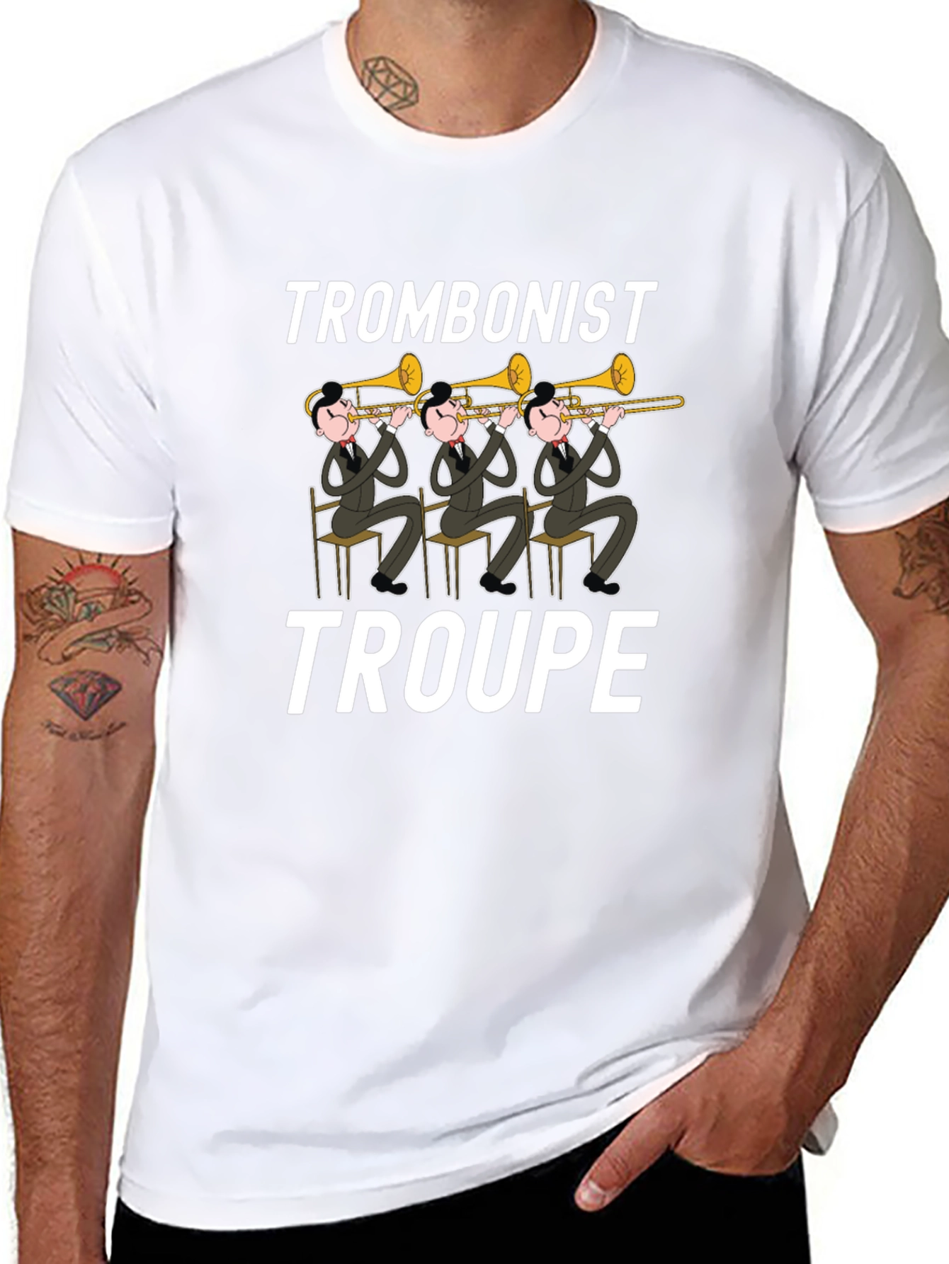 Trombonist Troupe Graphic T-Shirt