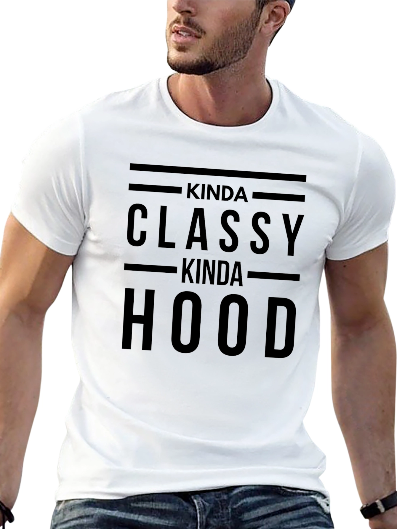Kinda Classy Kinda Hood Graphic T-Shirt