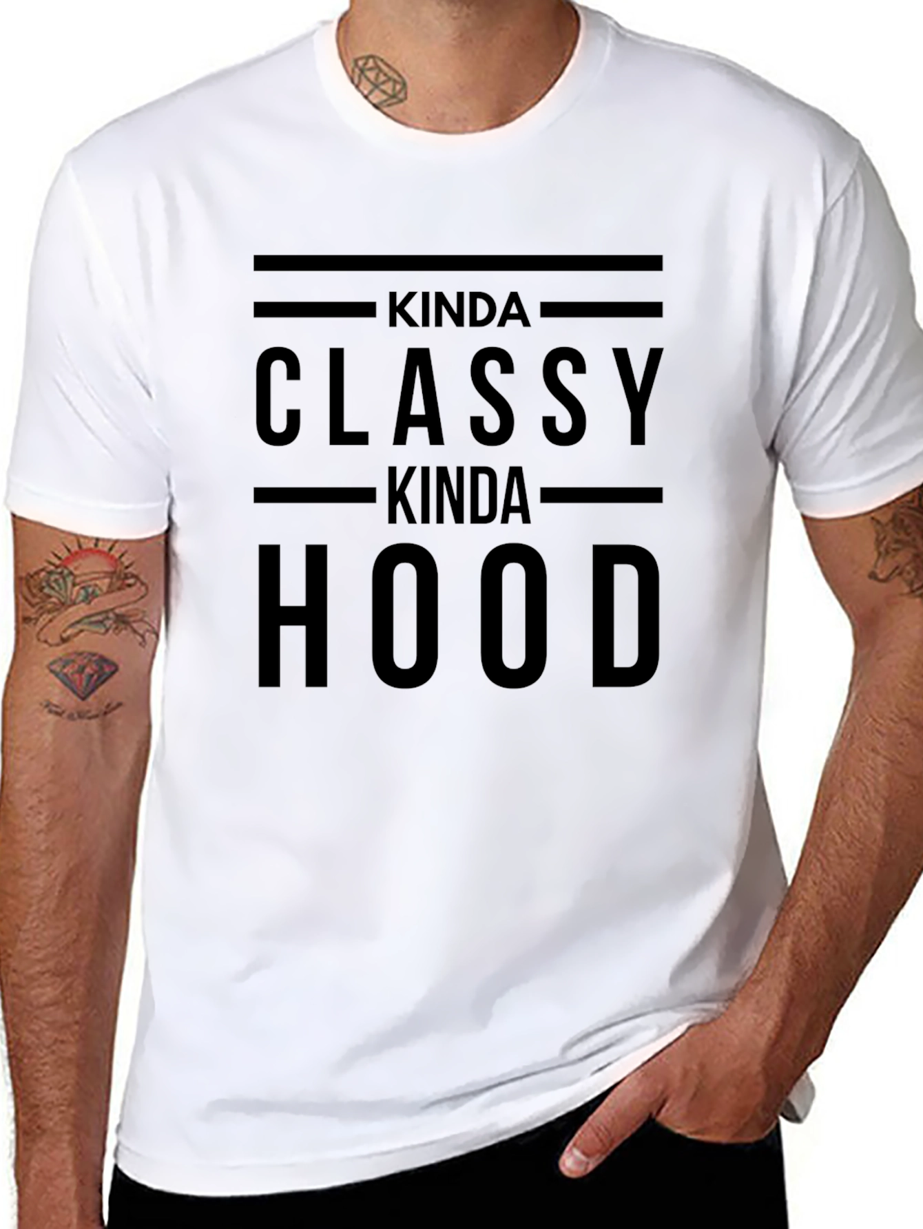 Kinda Classy Kinda Hood Graphic T-Shirt