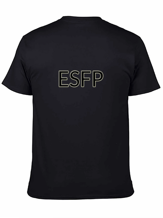ESFP Personality Type Black Graphic Tee