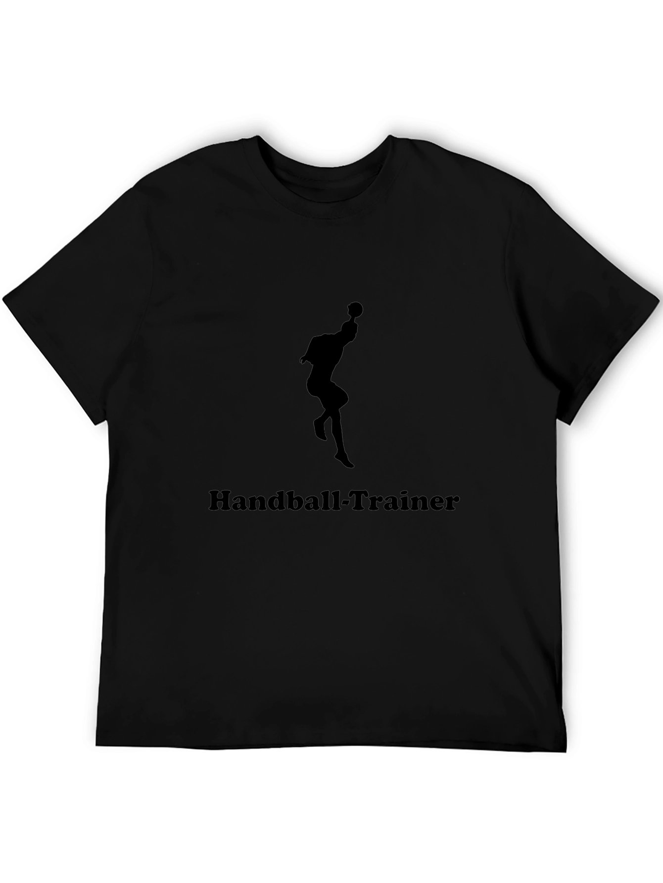 Handball Trainer T-Shirt - Black Graphic Tee