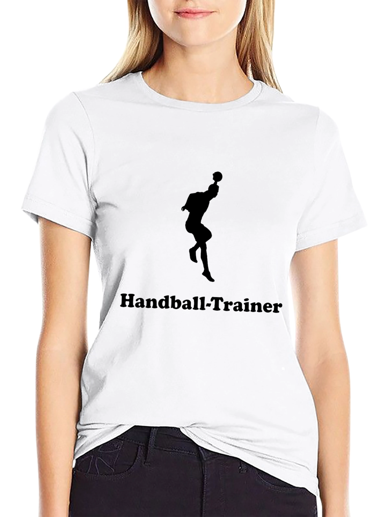 Handball Trainer T-Shirt - Black Graphic Tee