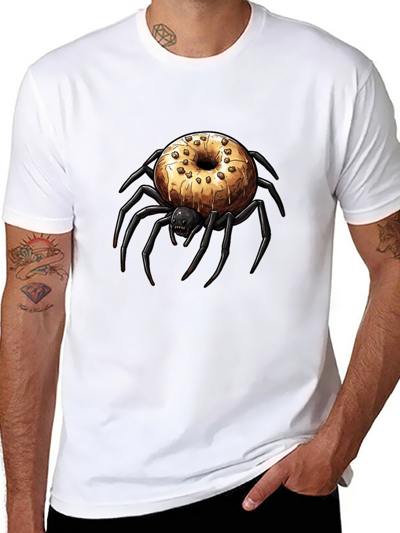 Donut Spider Graphic Tee - Unisex