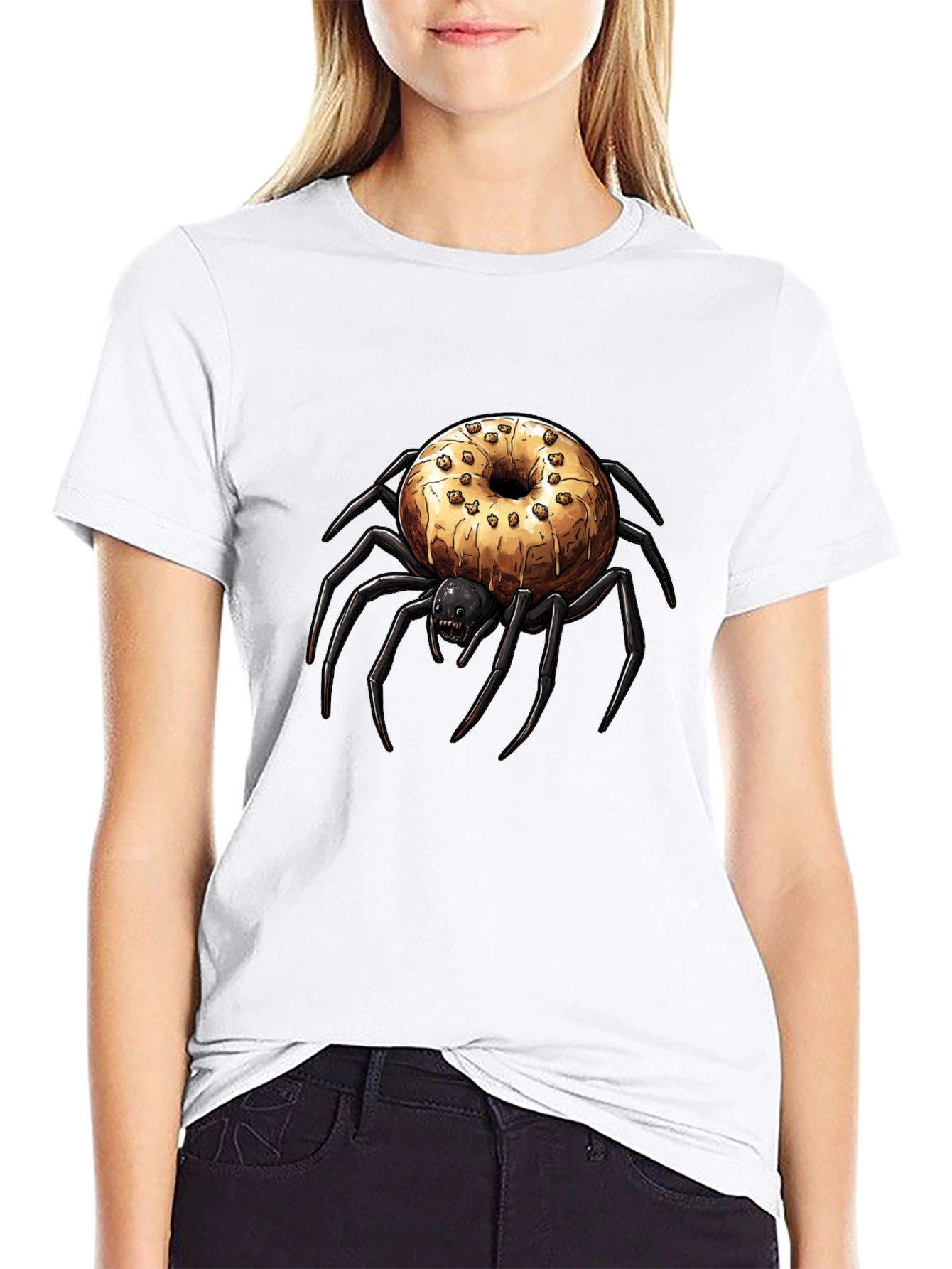 Donut Spider Graphic Tee - Unisex