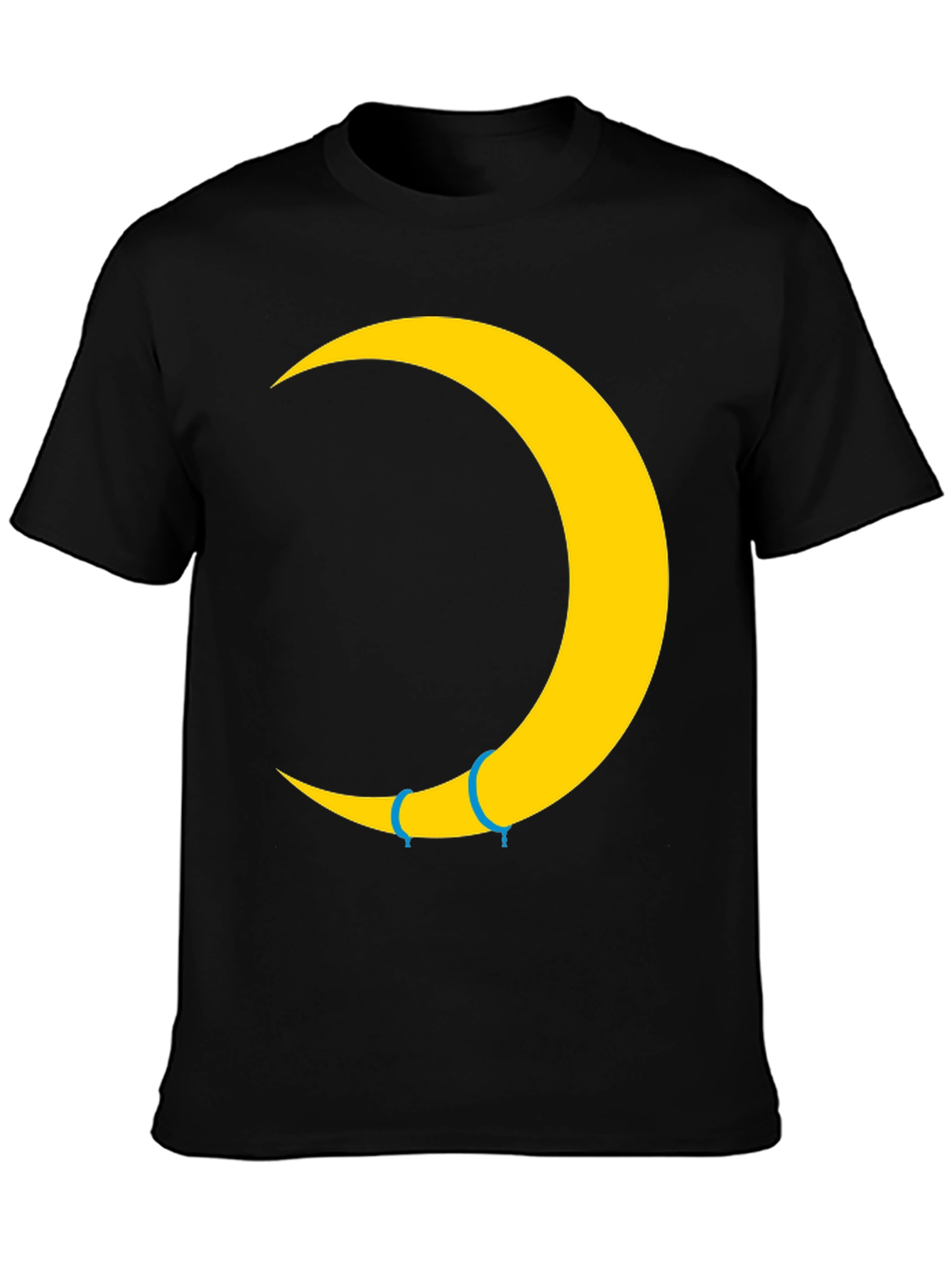 Crescent Moon Graphic T-Shirt - Trendy Celestial Tee