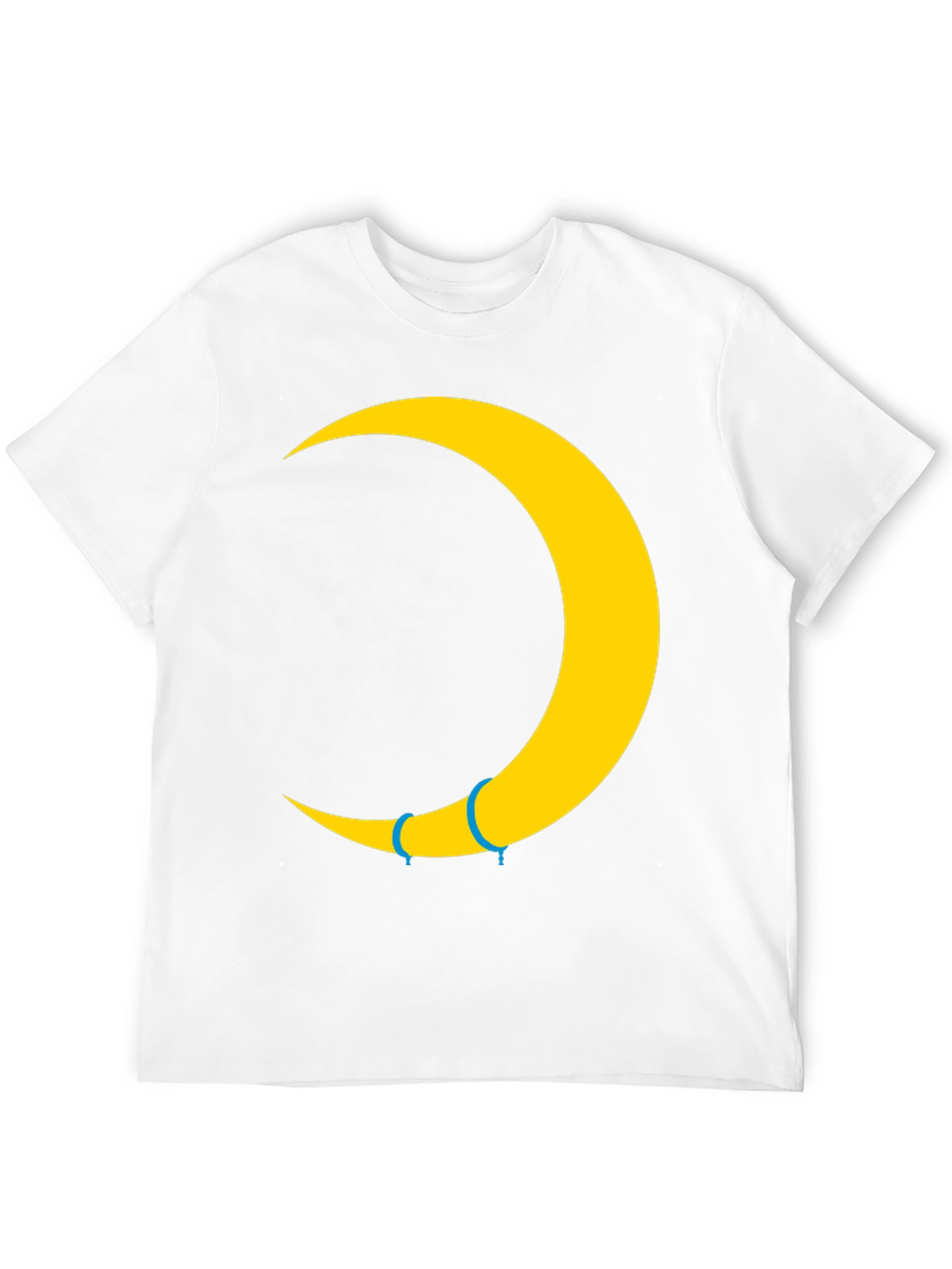 Crescent Moon Graphic T-Shirt - Trendy Celestial Tee
