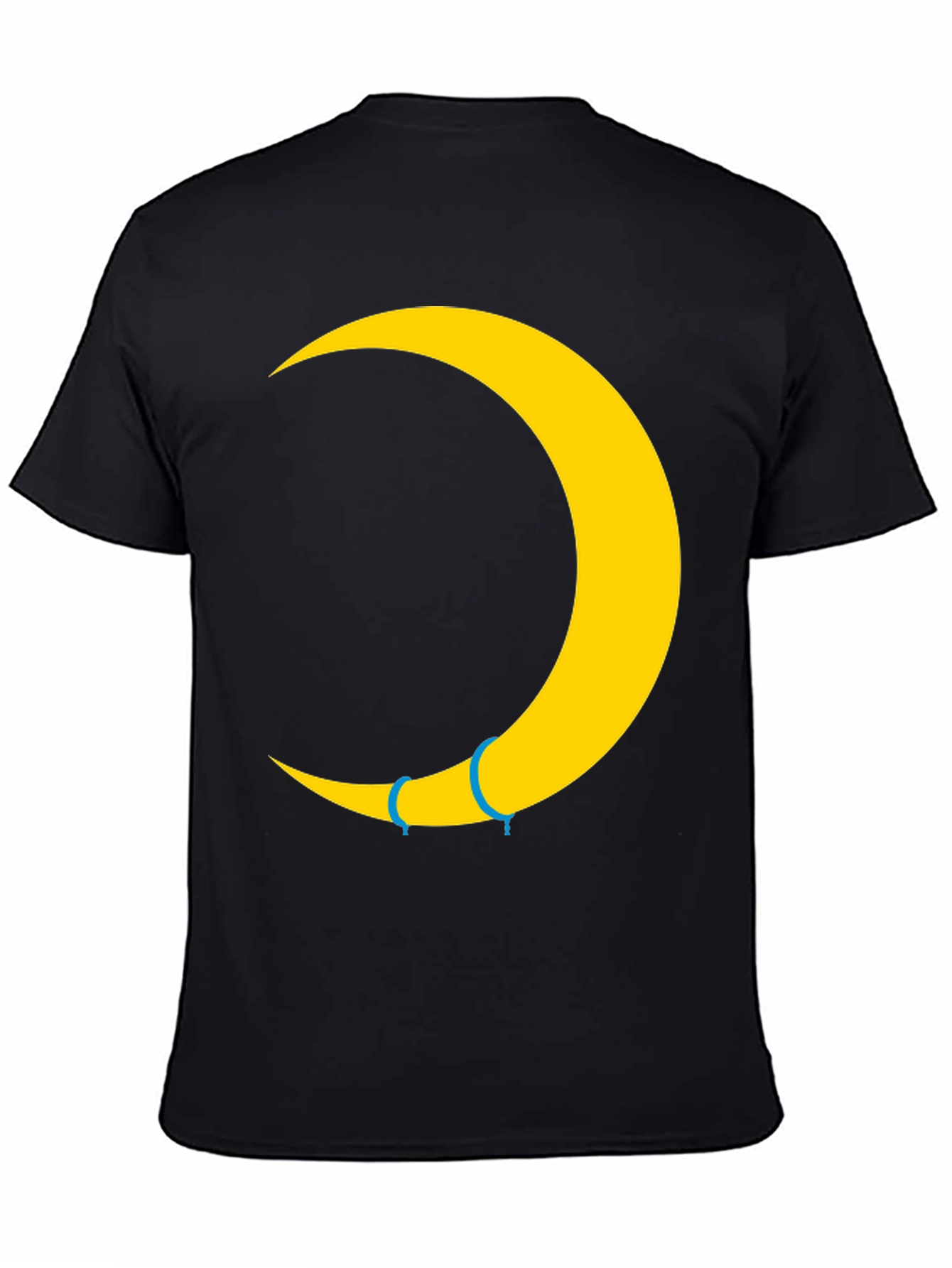Crescent Moon Graphic T-Shirt - Trendy Celestial Tee