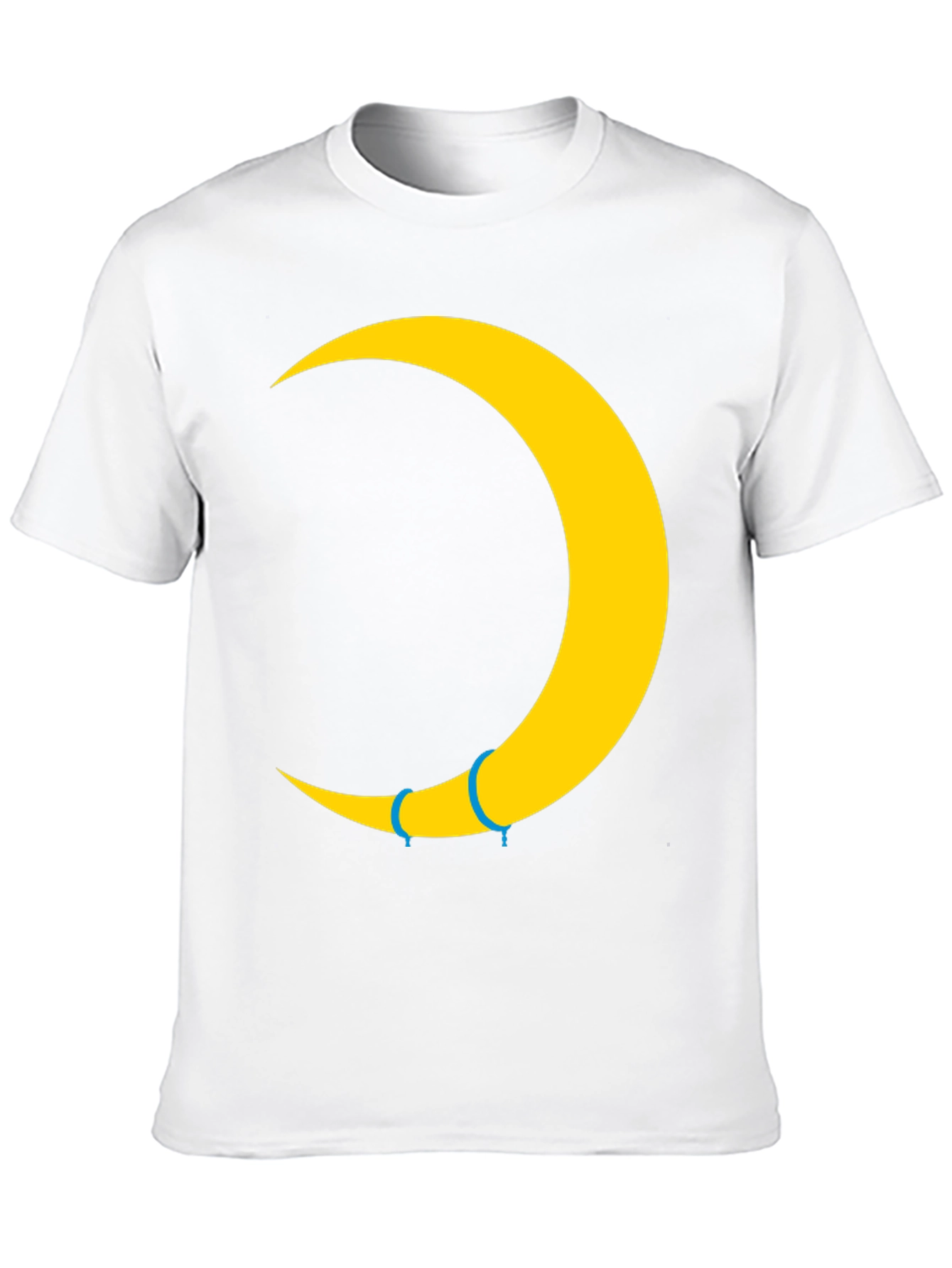 Crescent Moon Graphic T-Shirt - Trendy Celestial Tee
