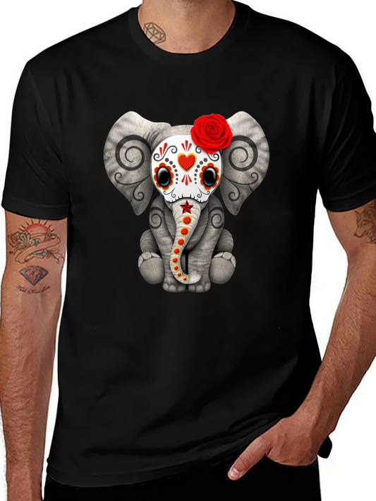 Elephant Sugar Skull T-Shirt