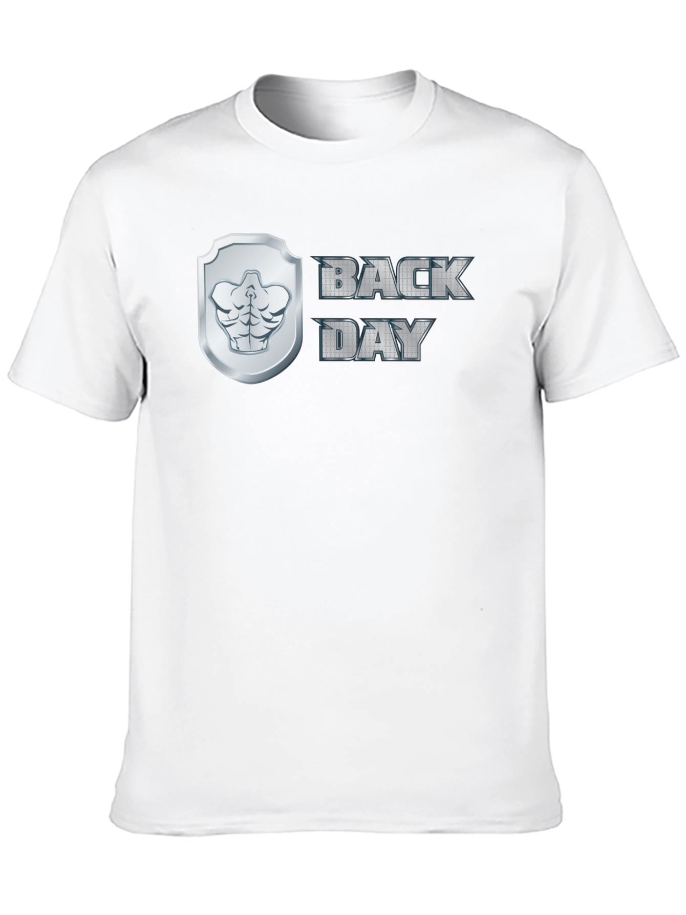 Back Day Mens Black Graphic T-Shirt