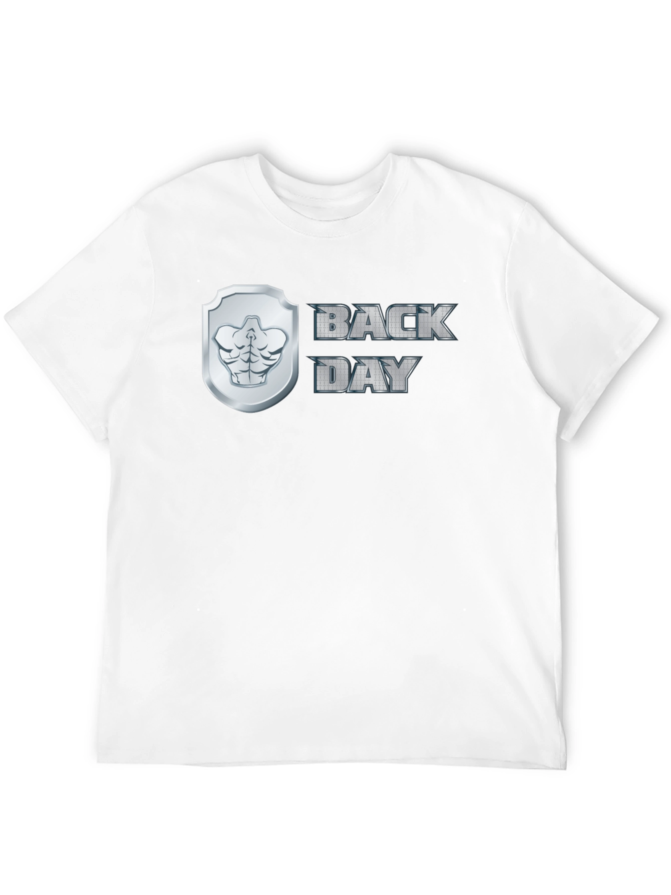 Back Day Mens Black Graphic T-Shirt