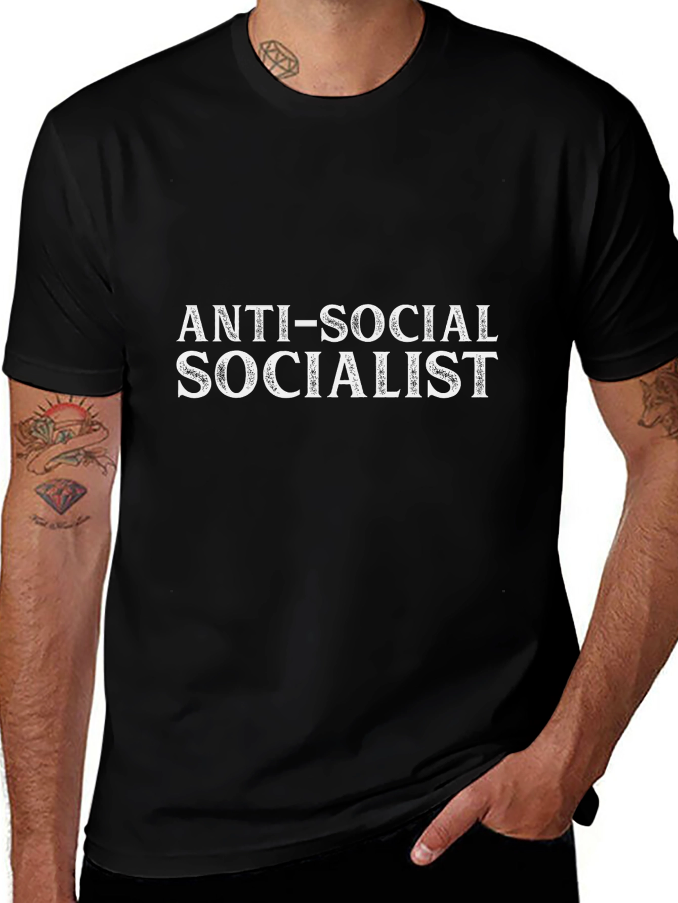 Anti-Social Socialist Graphic T-Shirt