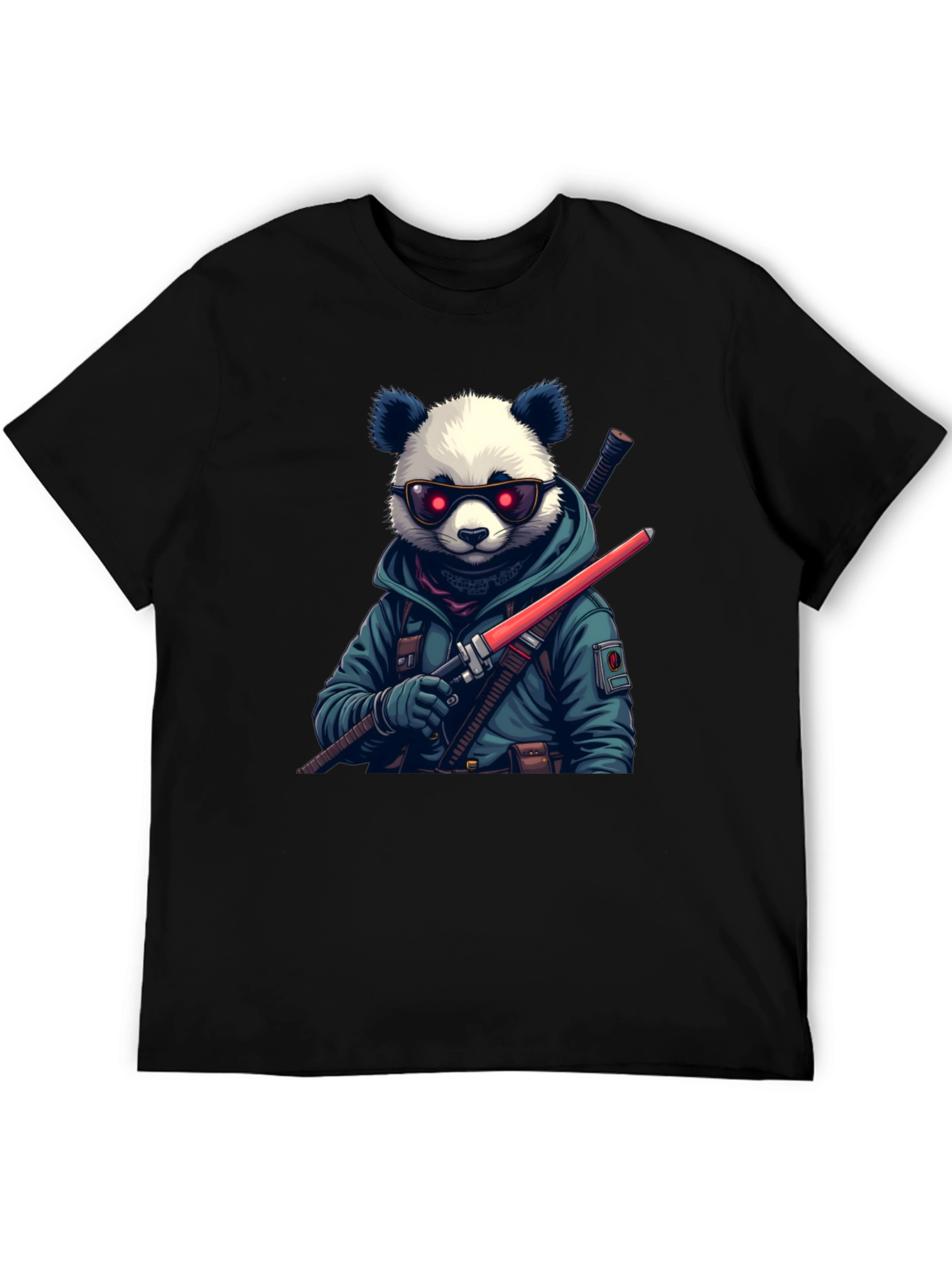 Cool Panda Warrior T-Shirt