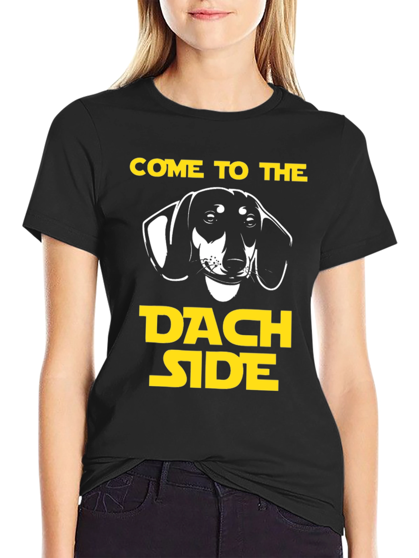 Dach Side T-Shirt - Funny Dachshund Tee