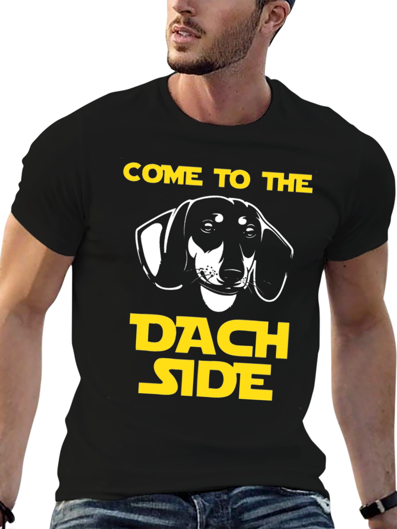 Dach Side T-Shirt - Funny Dachshund Tee