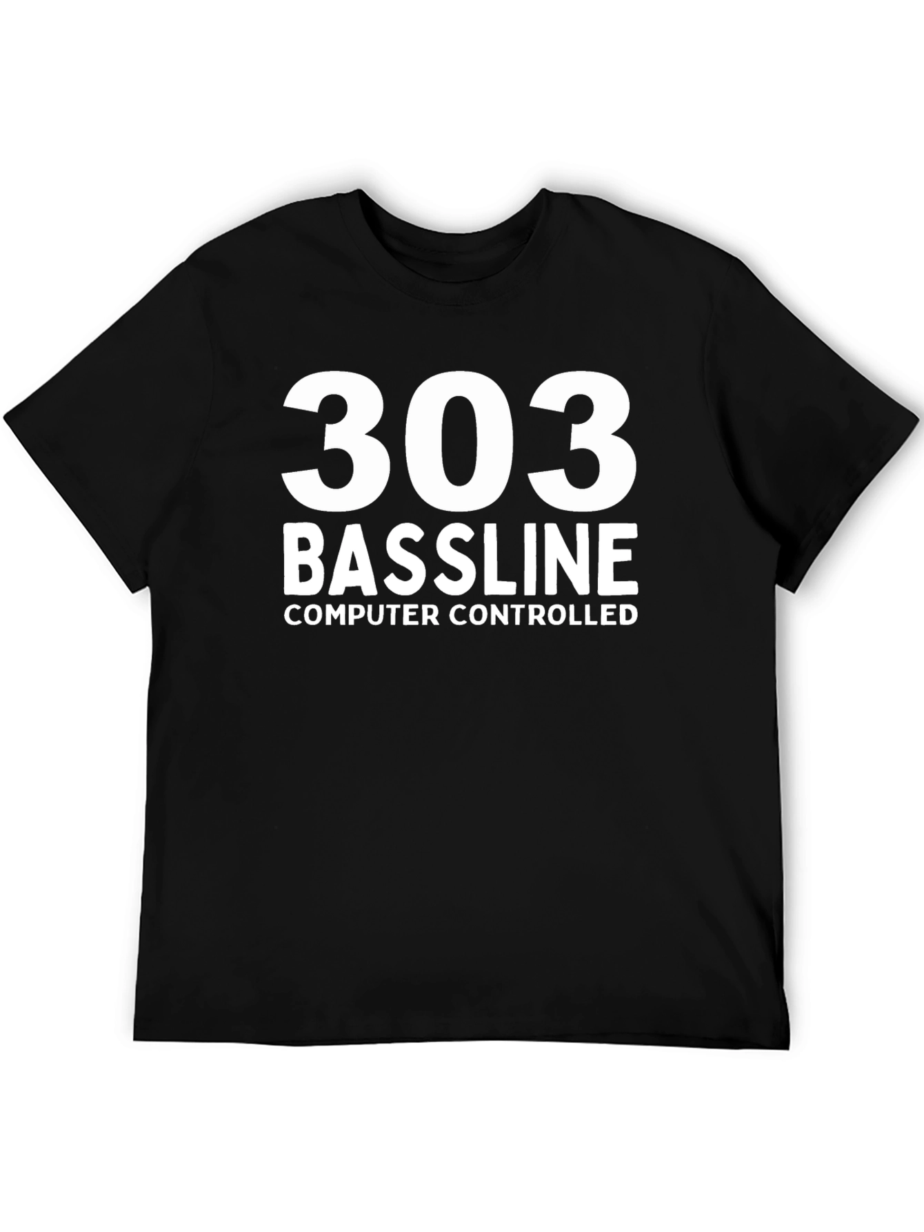 303 Bassline Computer Controlled T-Shirt - Black