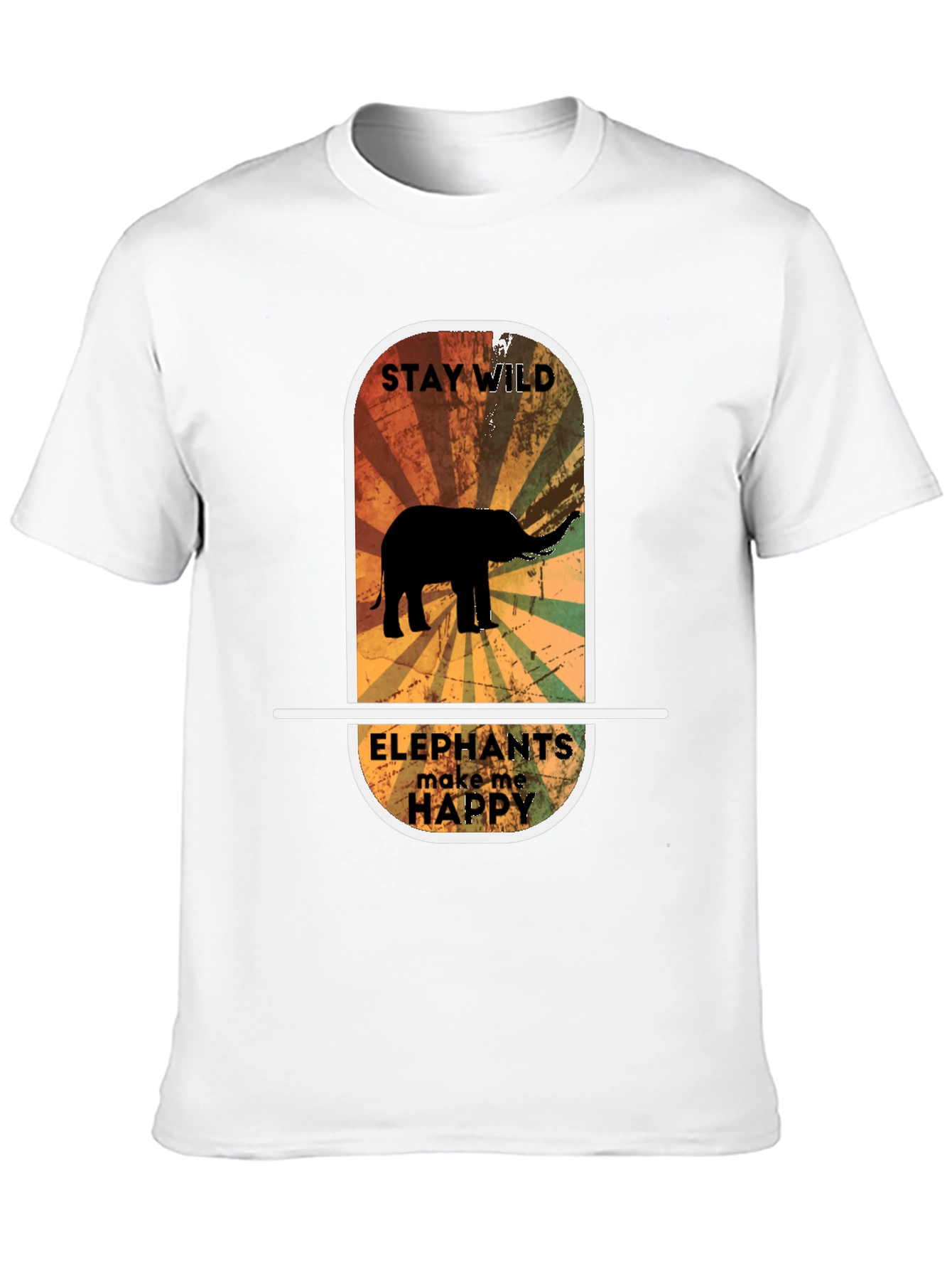 Stay Wild Elephant Graphic Tee