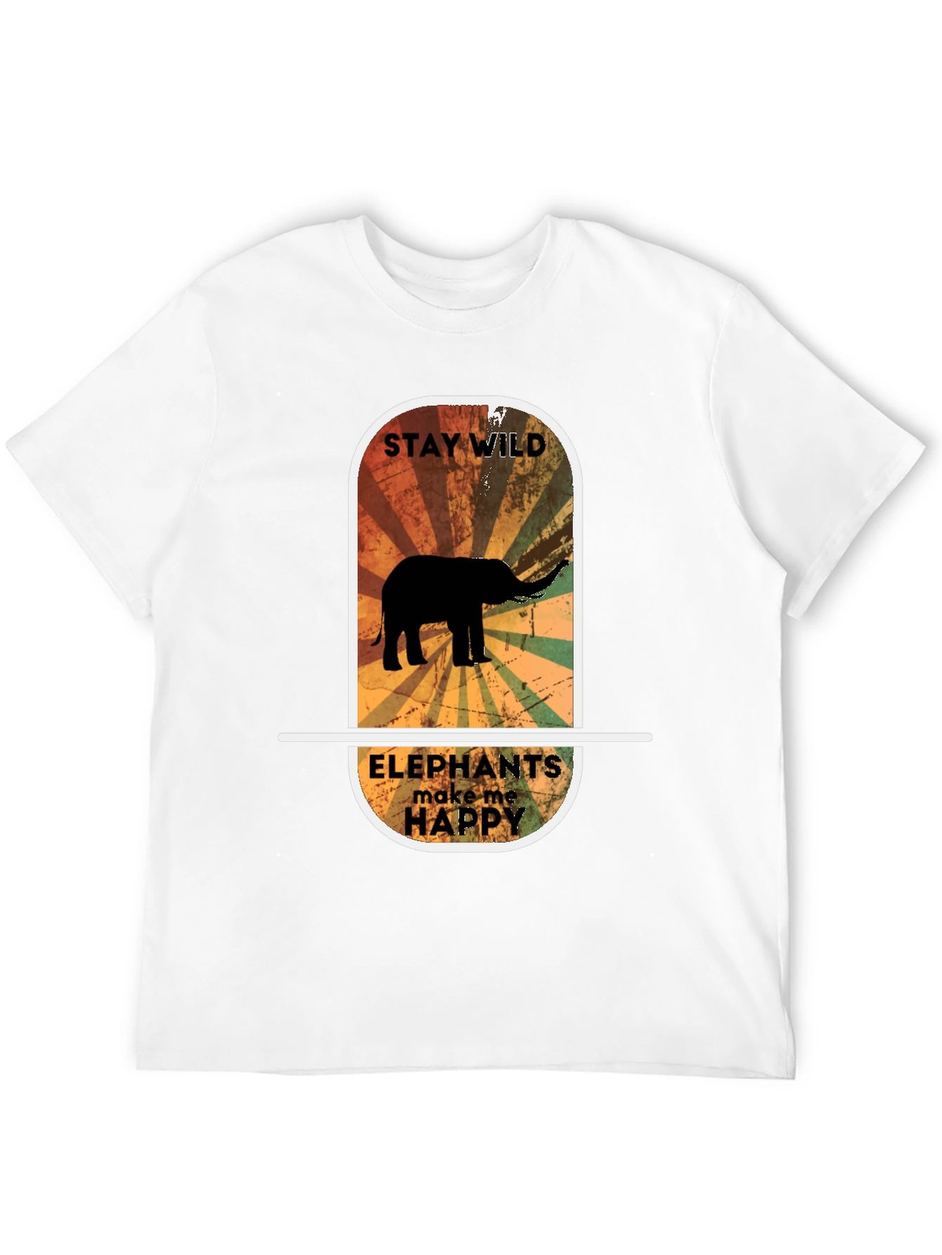 Stay Wild Elephant Graphic Tee