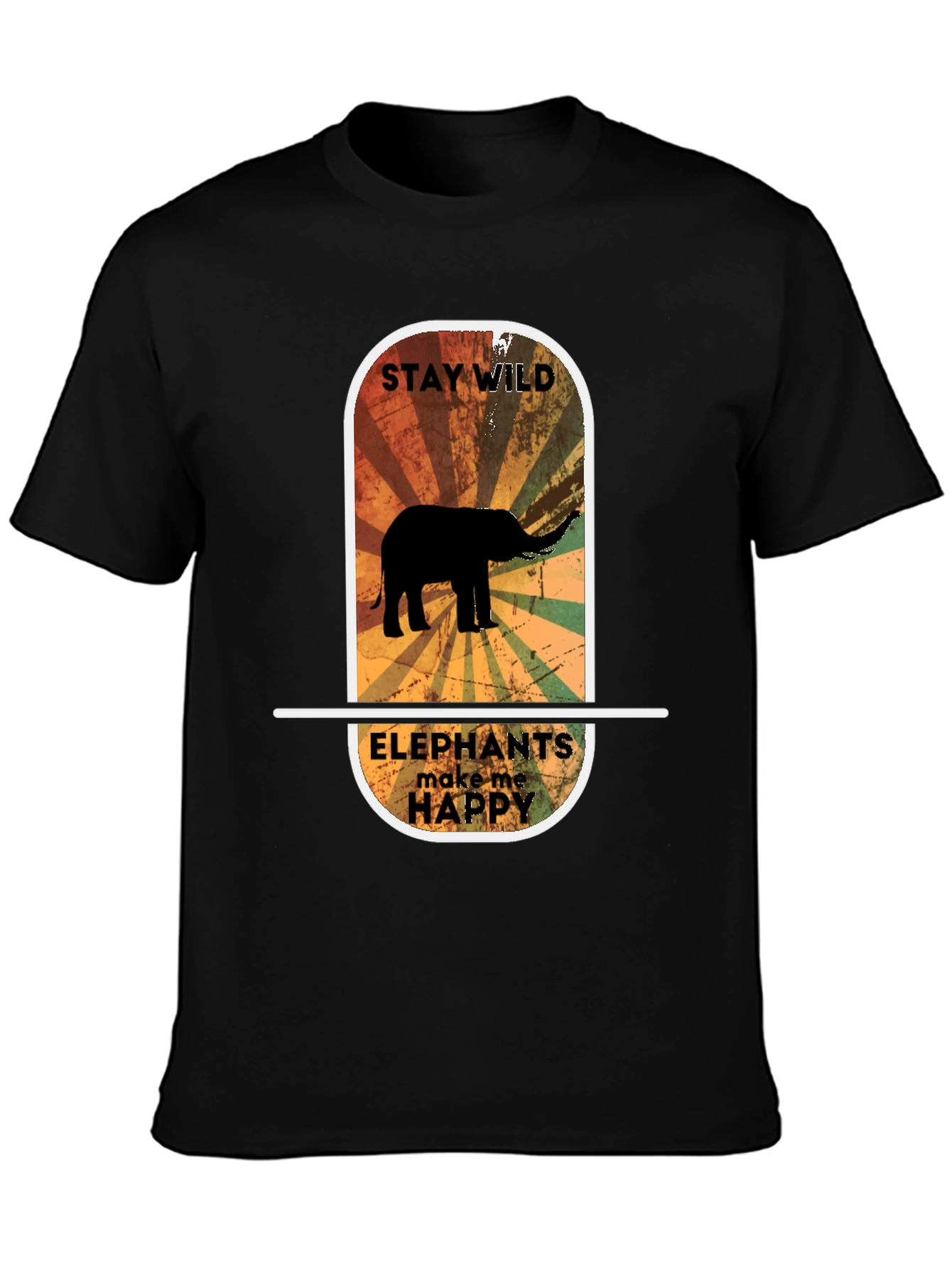 Stay Wild Elephant Graphic Tee