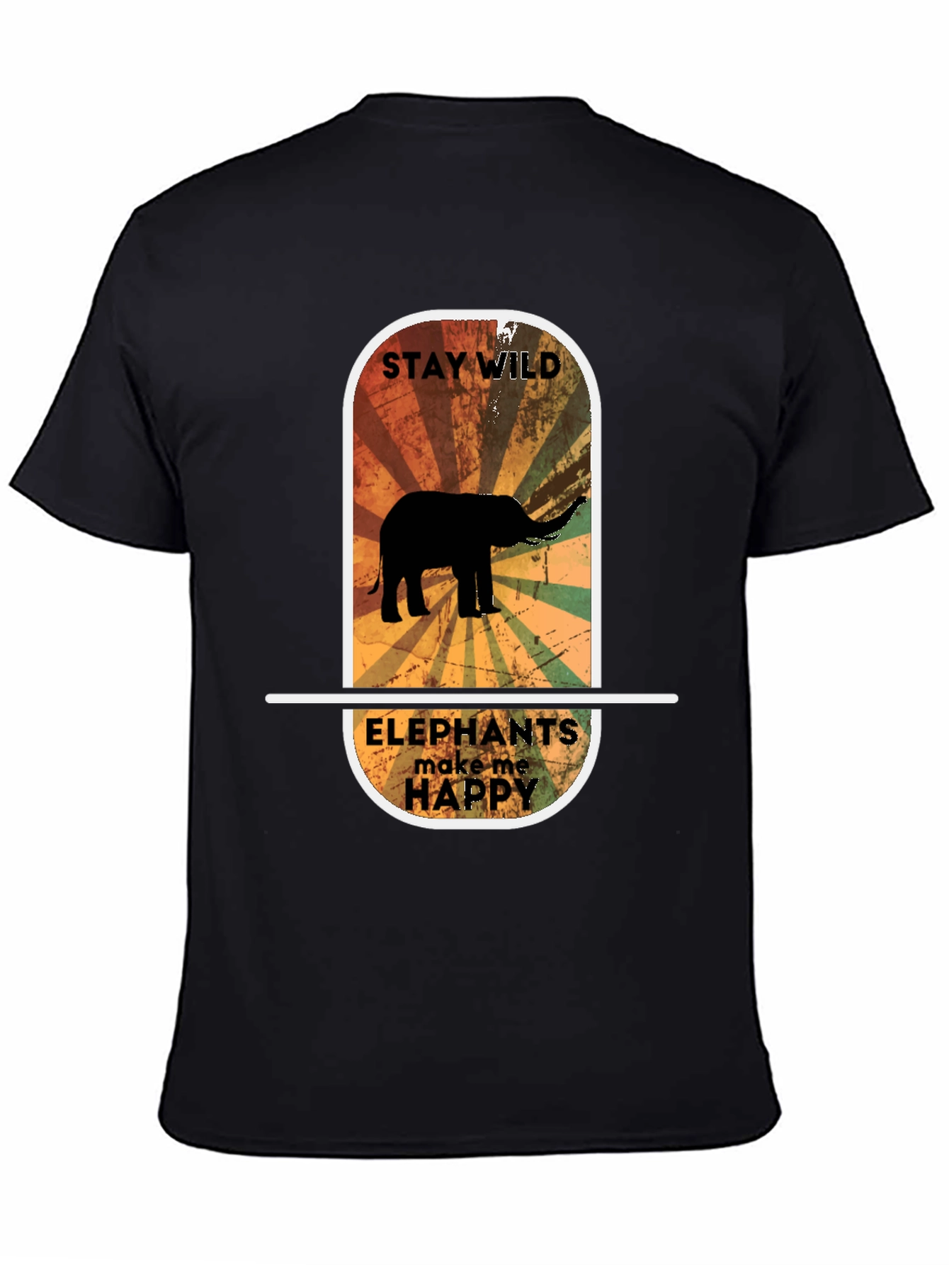 Stay Wild Elephant Graphic Tee
