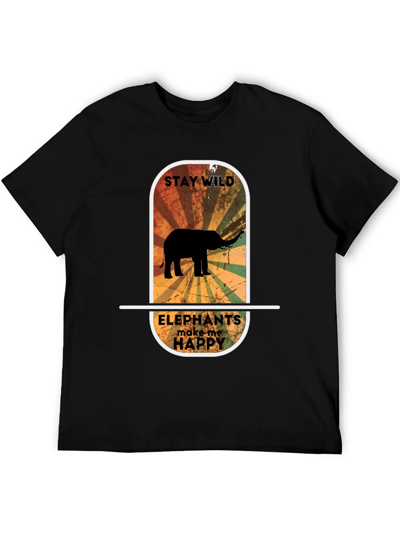 Stay Wild Elephant Graphic Tee