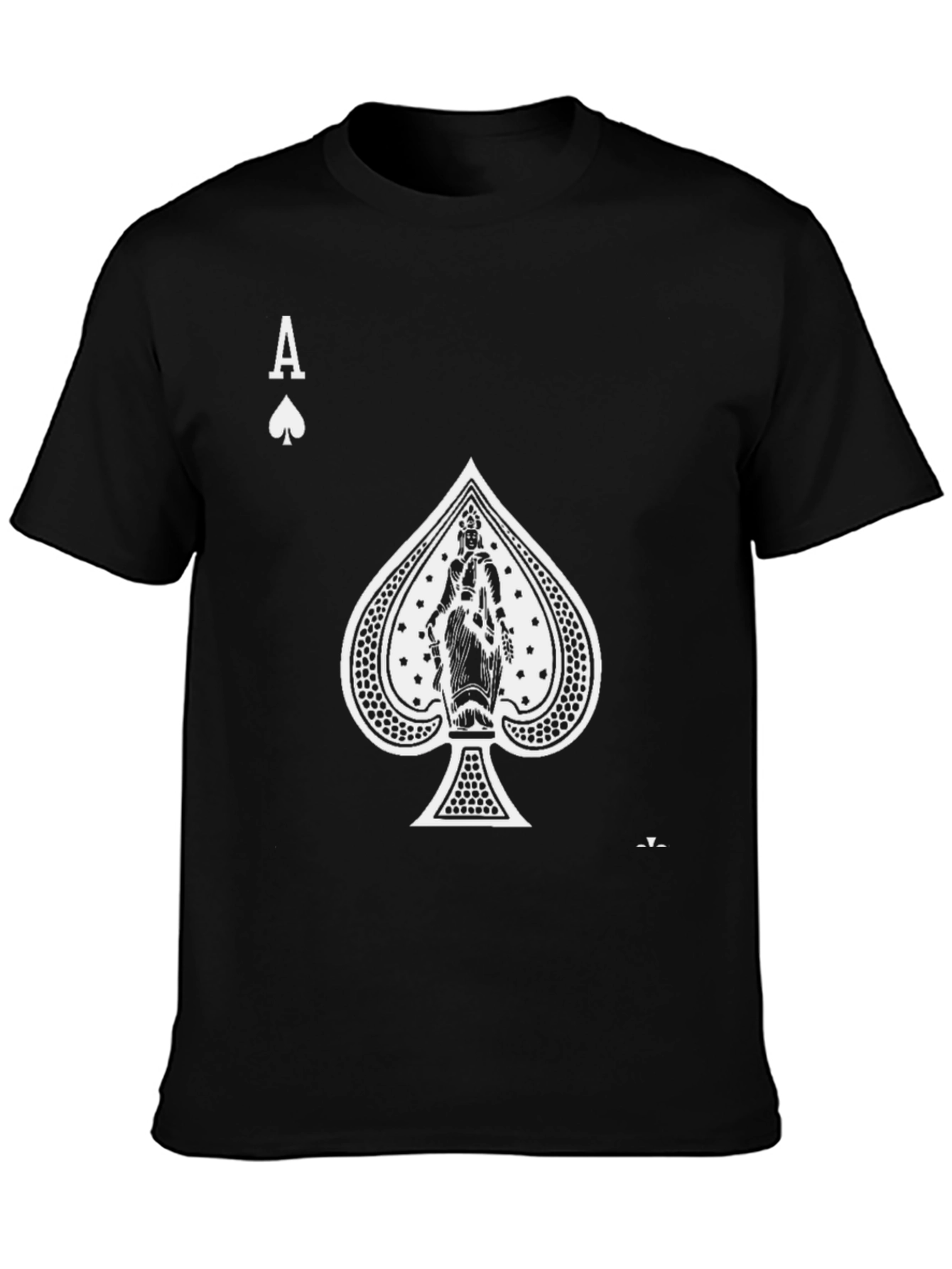 Ace of Spades Graphic Black T-Shirt