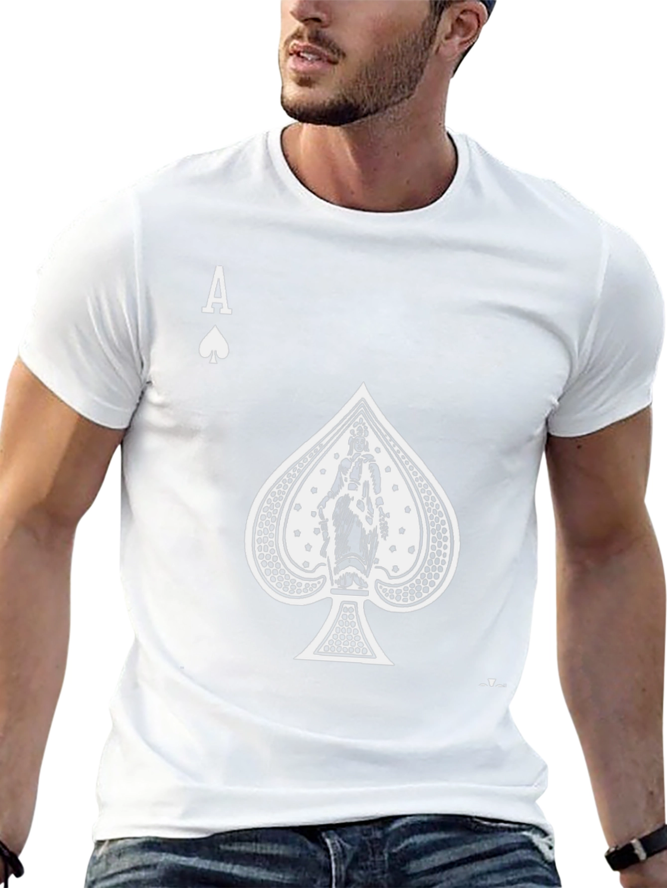 Ace of Spades Graphic Black T-Shirt