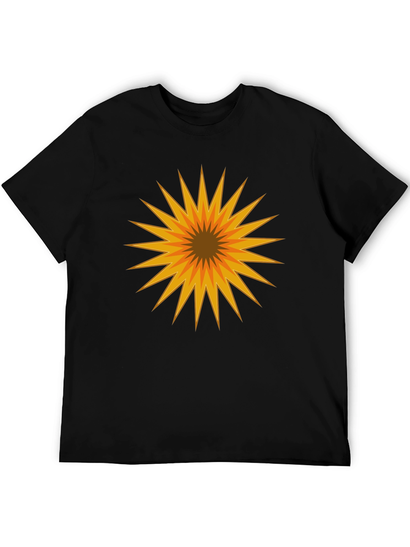 Starburst Graphic Tee - Bold Geometric Design