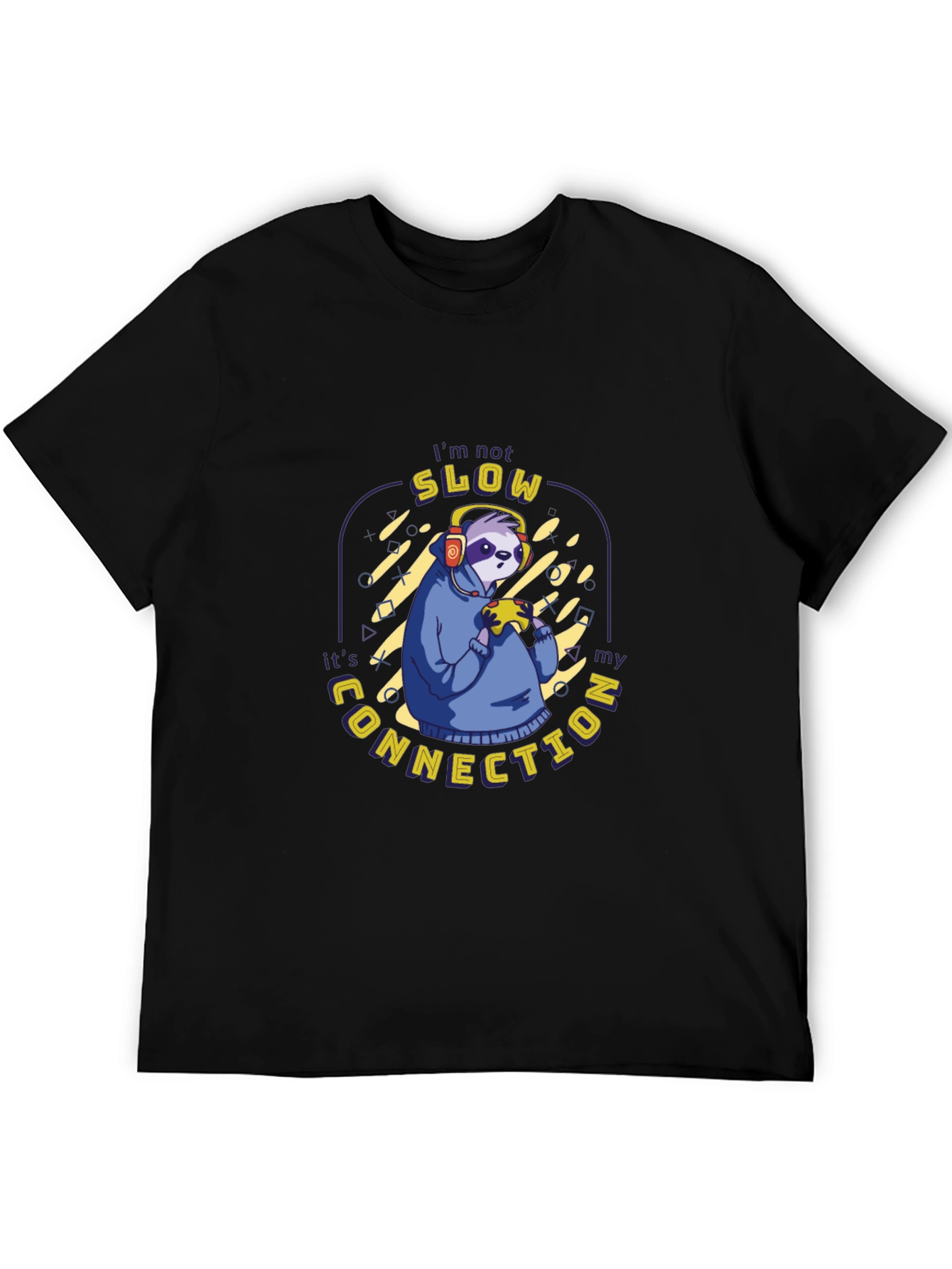 Funny Sloth Gamer T-Shirt - Im Not Slow