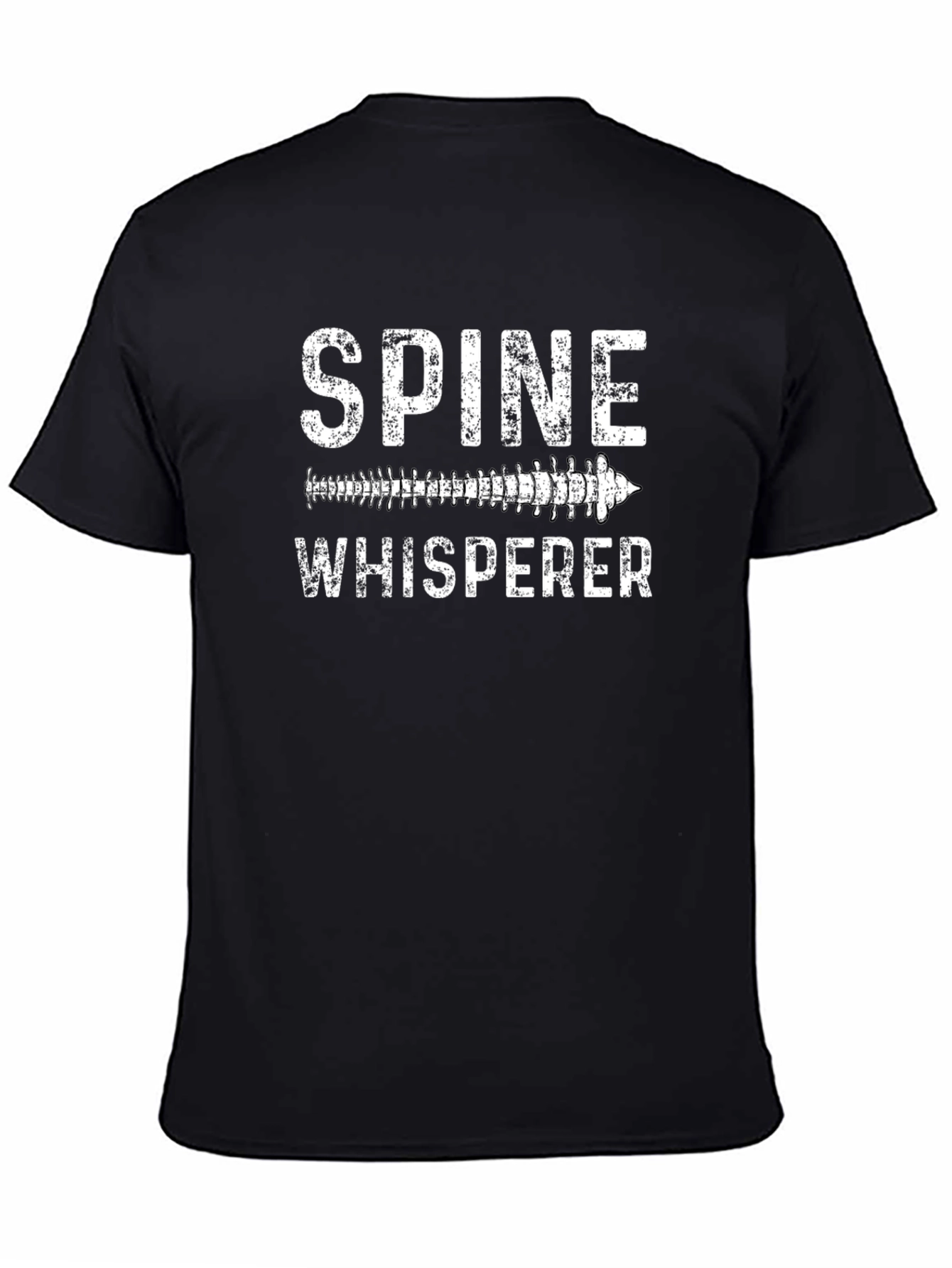 Spine Whisperer Black T-Shirt