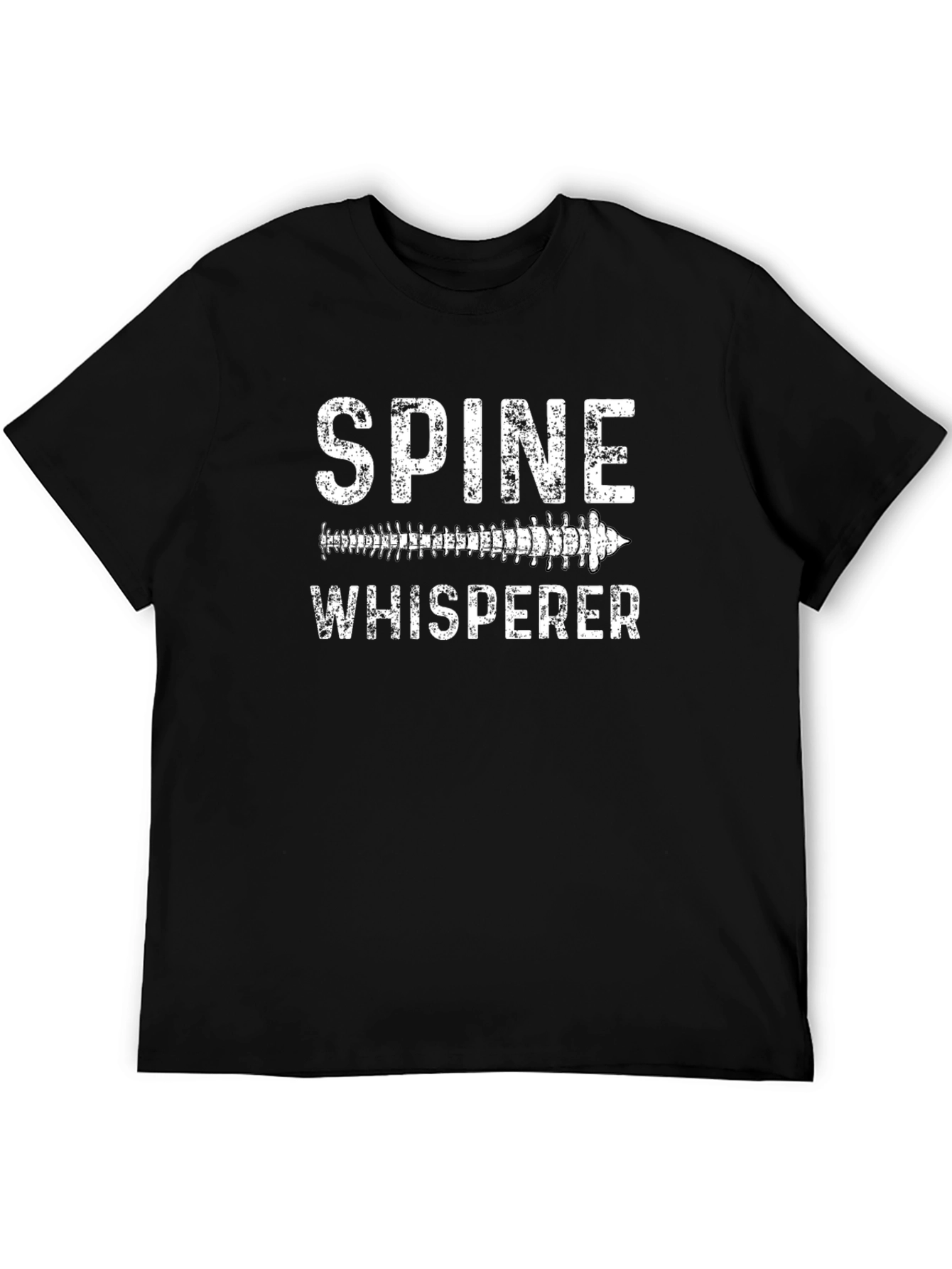 Spine Whisperer Black T-Shirt
