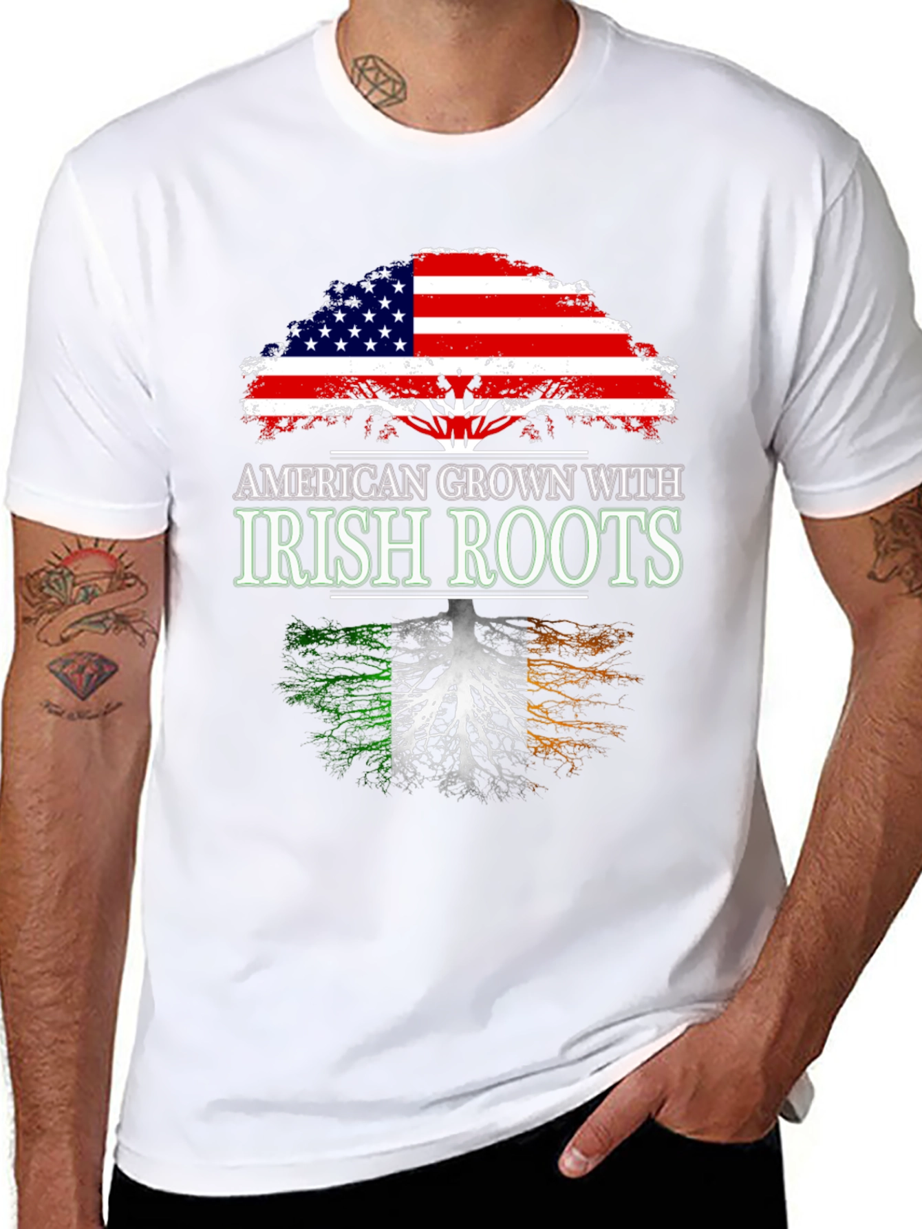 American Grown With Irish Roots T-Shirt