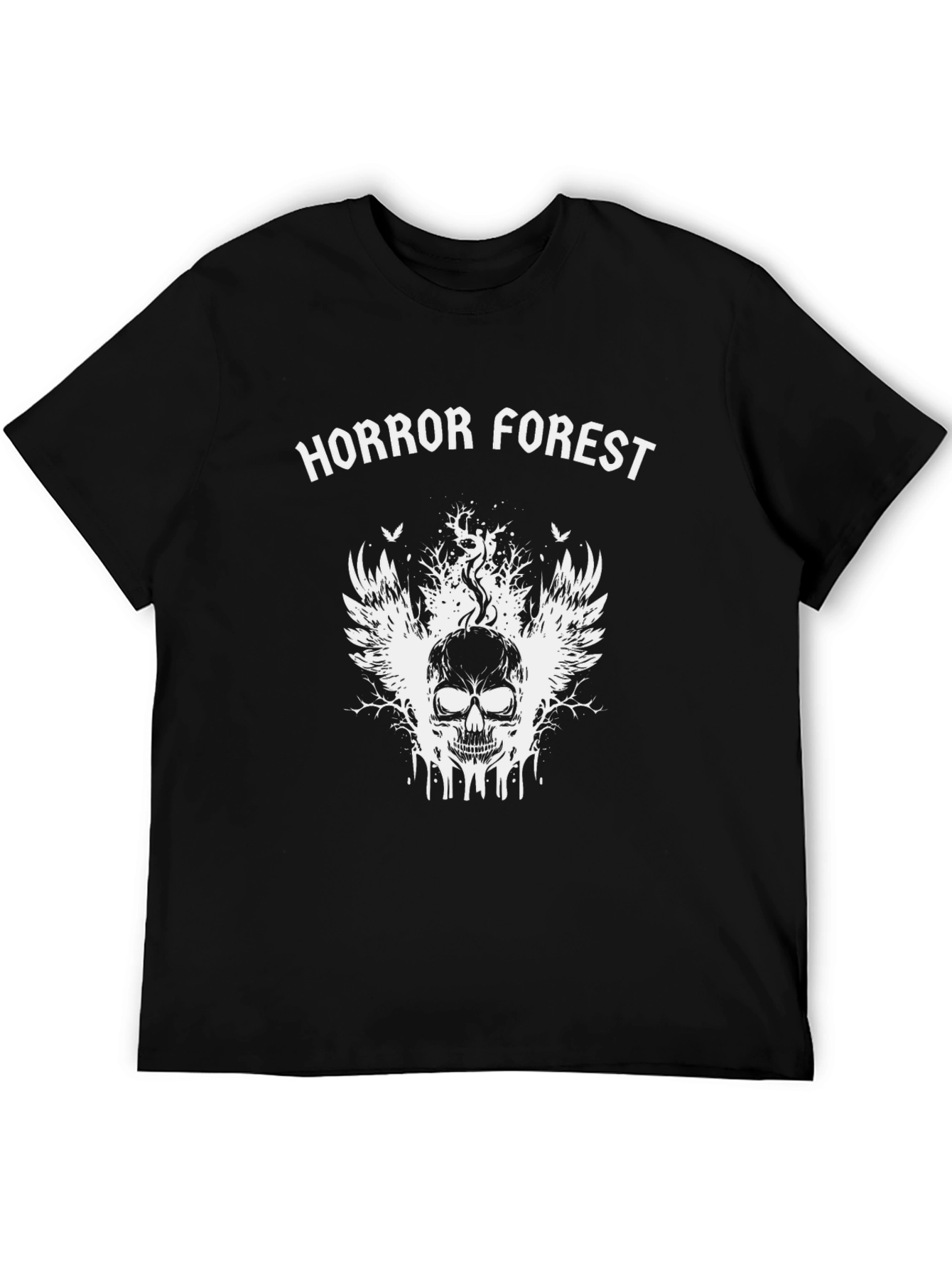Horror Forest Skull T-Shirt