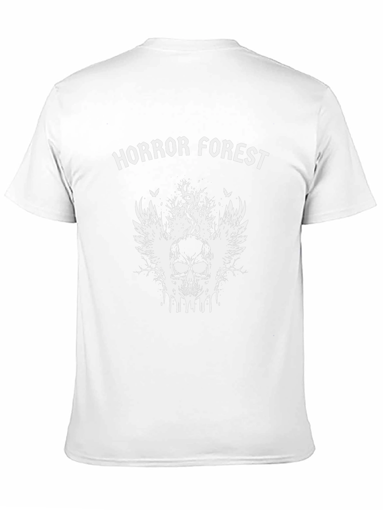 Horror Forest Skull T-Shirt