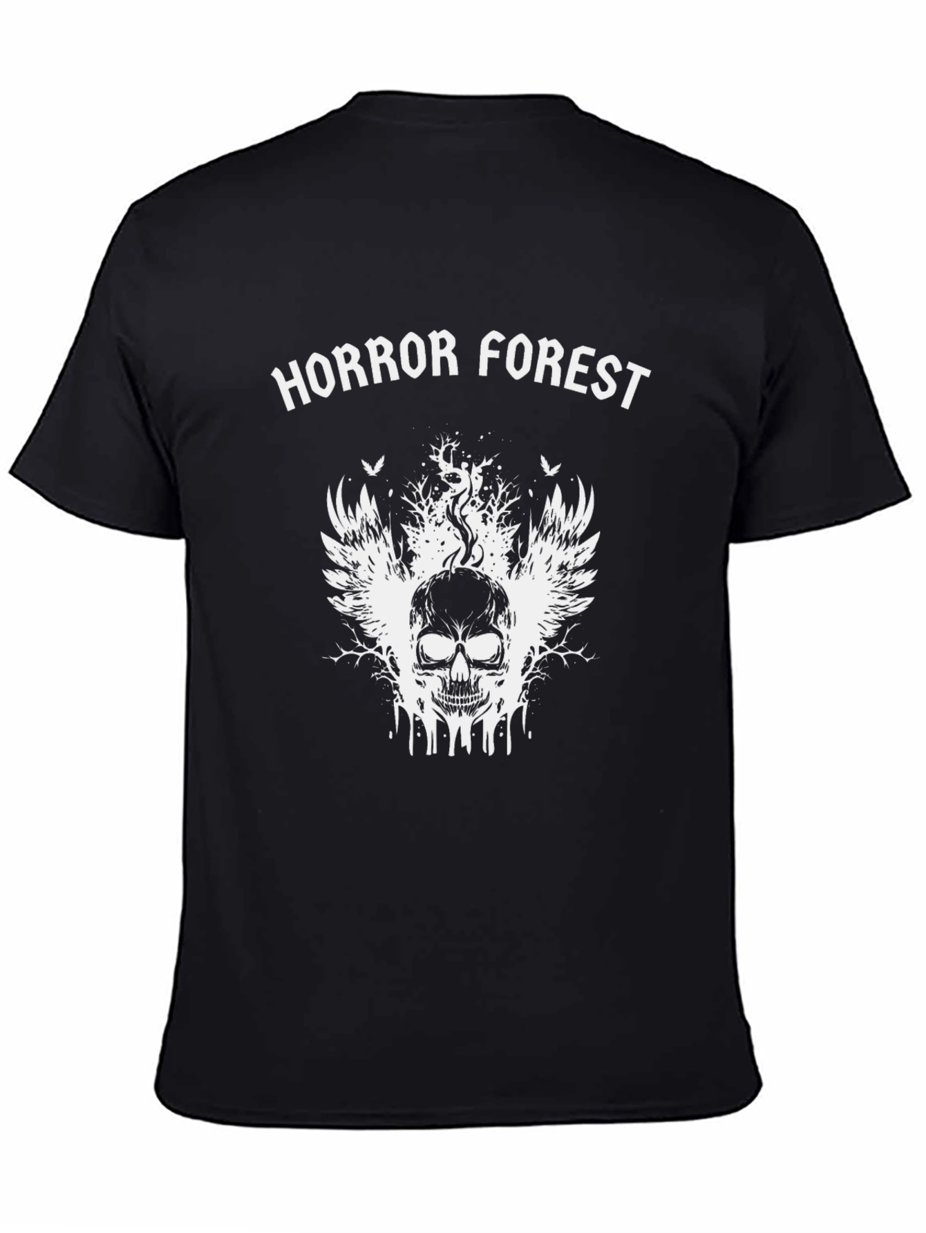 Horror Forest Skull T-Shirt