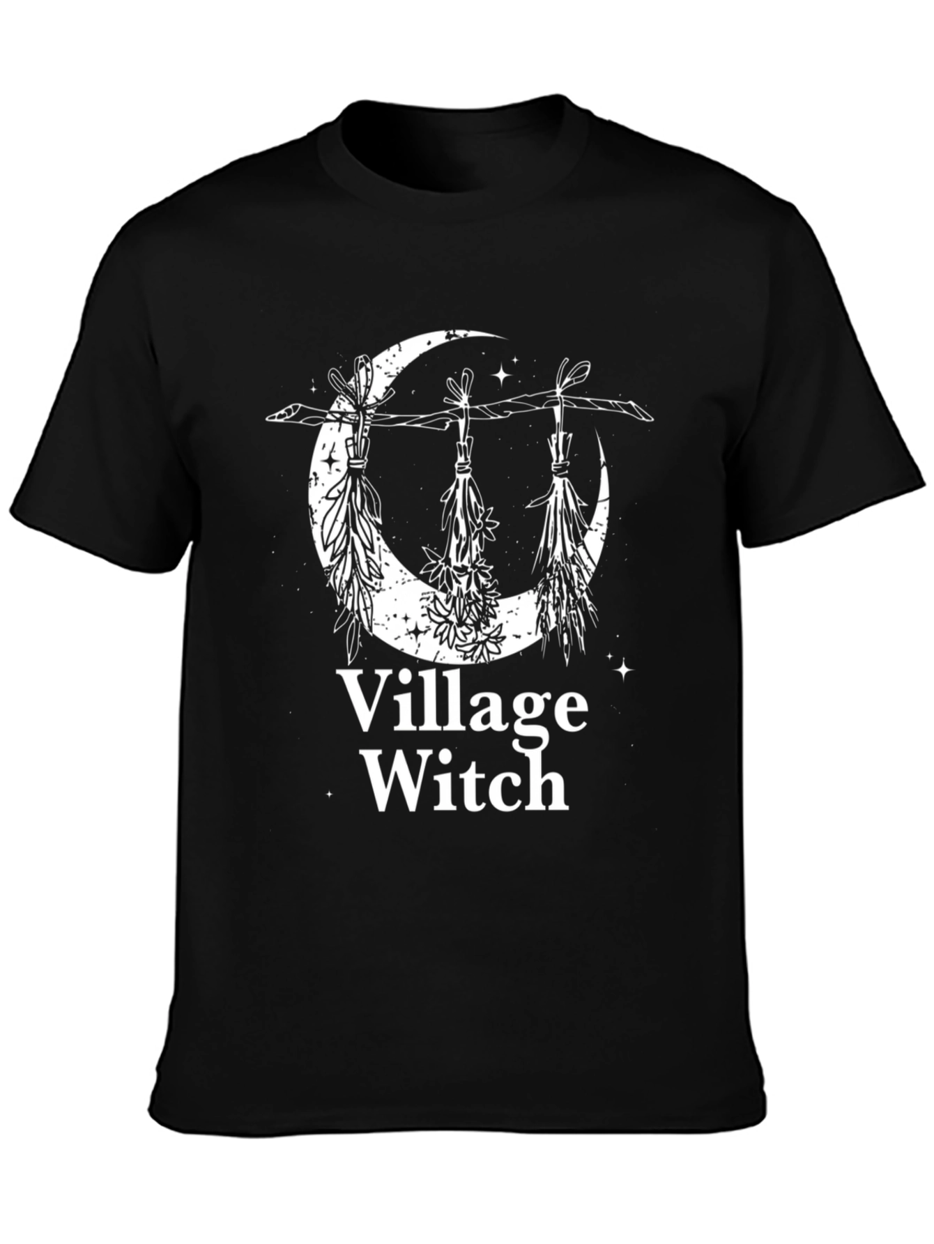 Village Witch T-Shirt - Black Graphic Tee