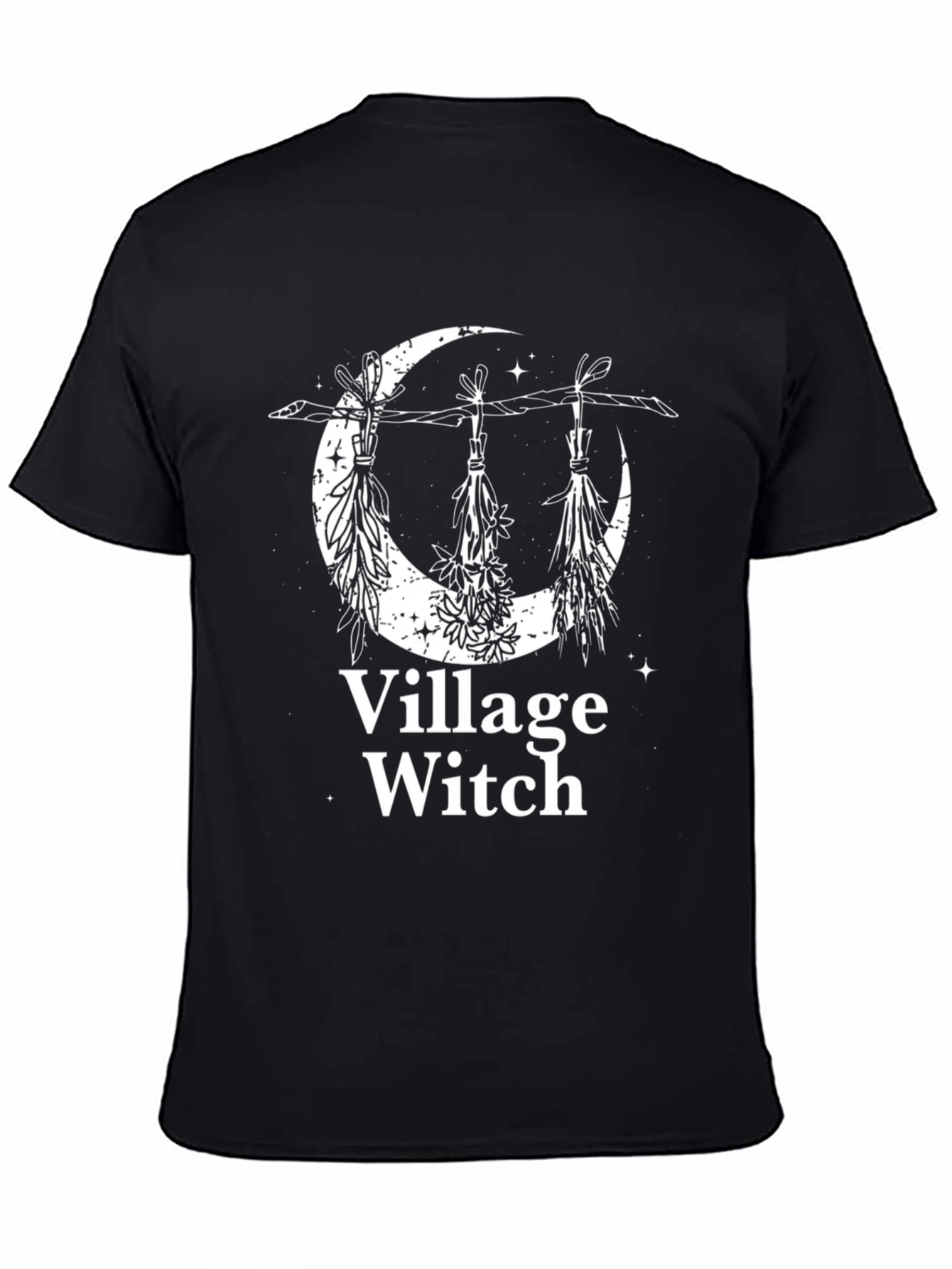 Village Witch T-Shirt - Black Graphic Tee
