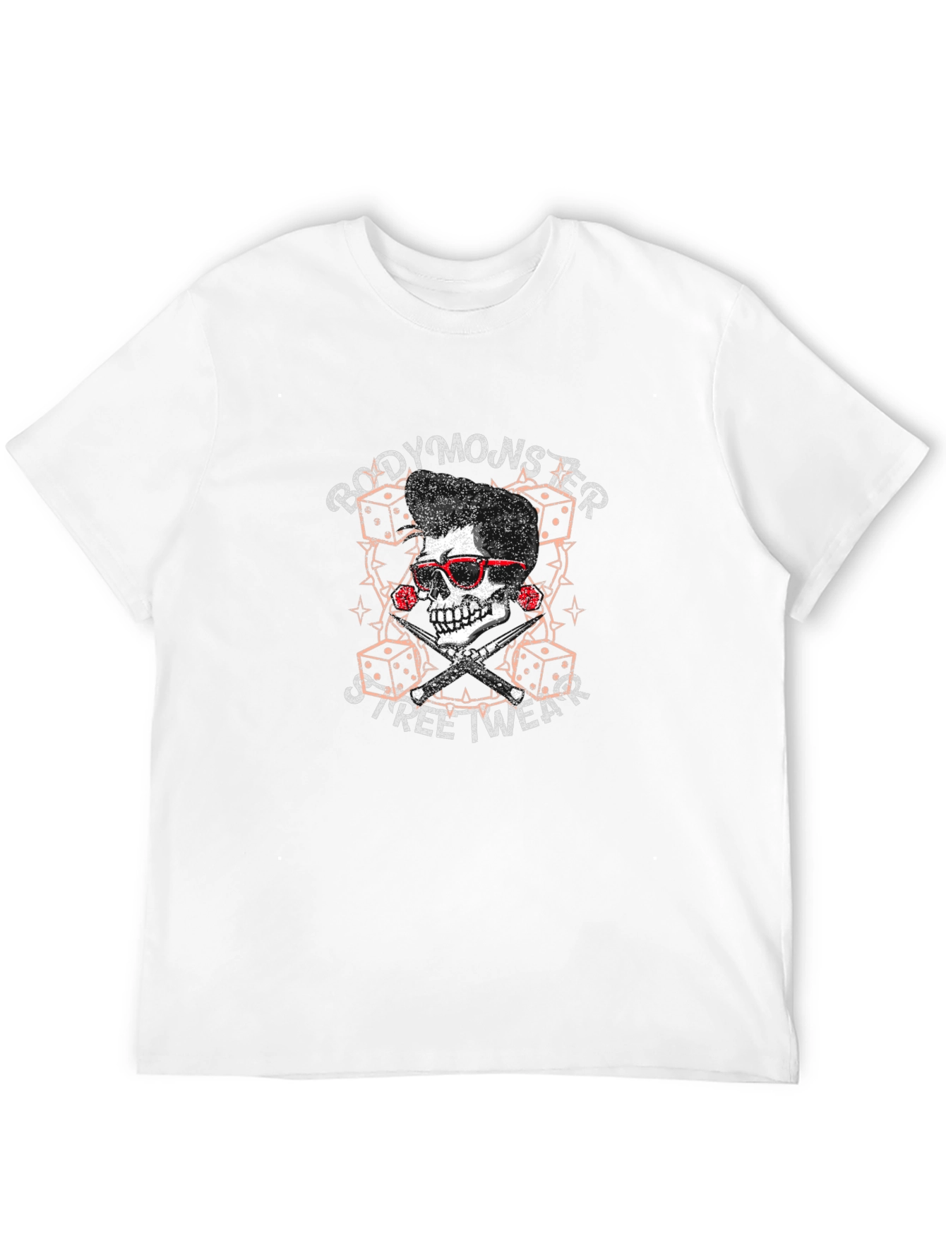Body Monster Streetwear T-Shirt - Skull Design