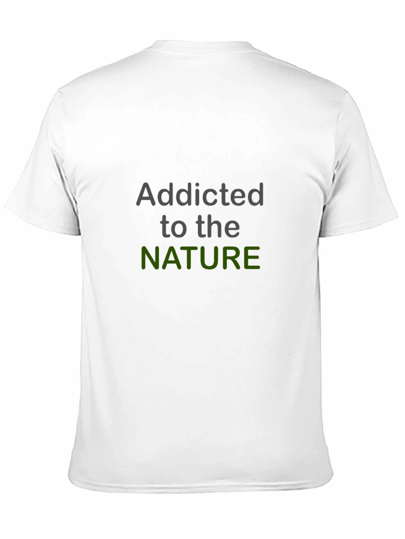 Addicted to Nature Black T-Shirt