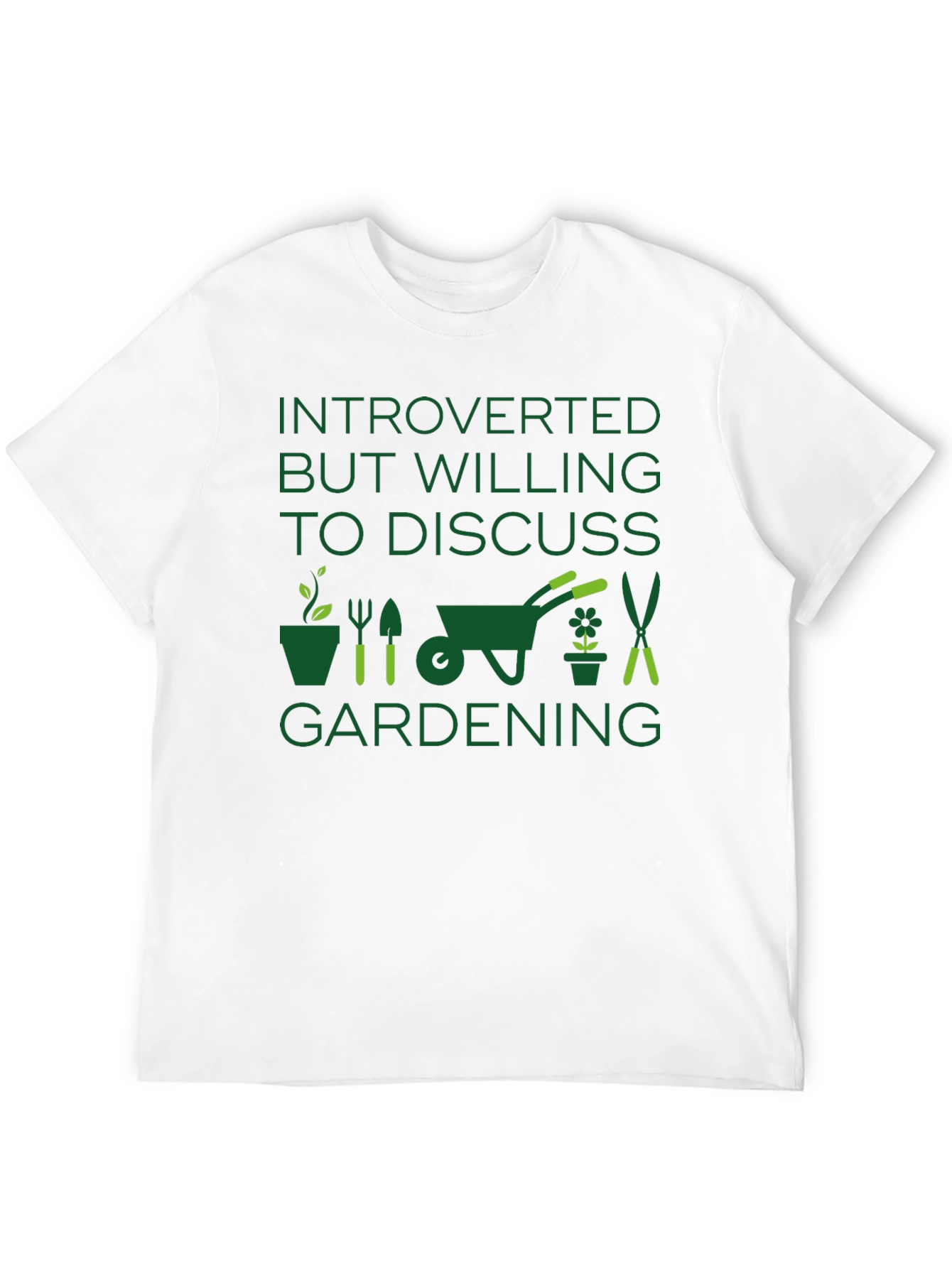 Introverted Gardener T-Shirt - Black