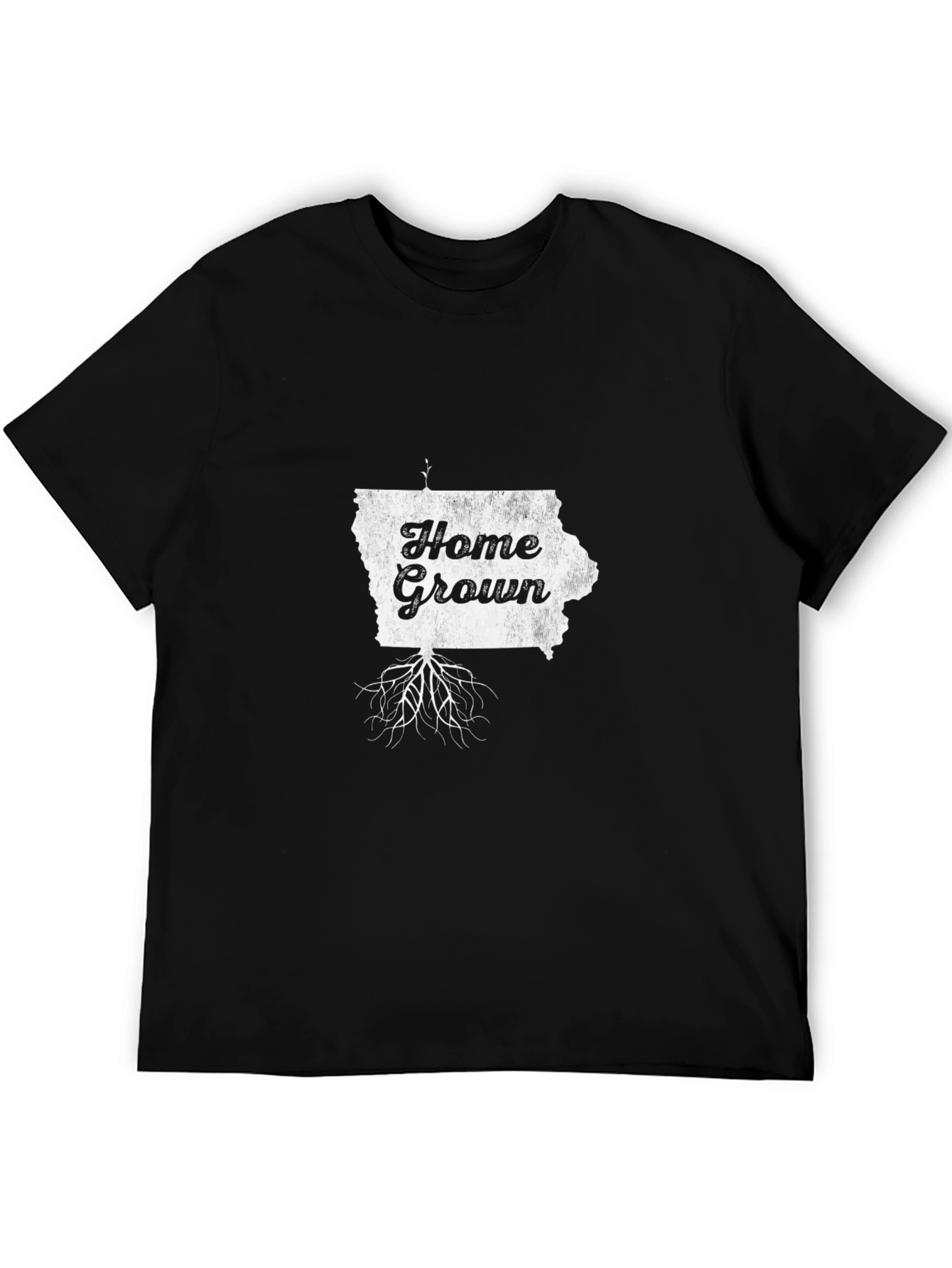 Home Grown Iowa State Pride T-Shirt - Black