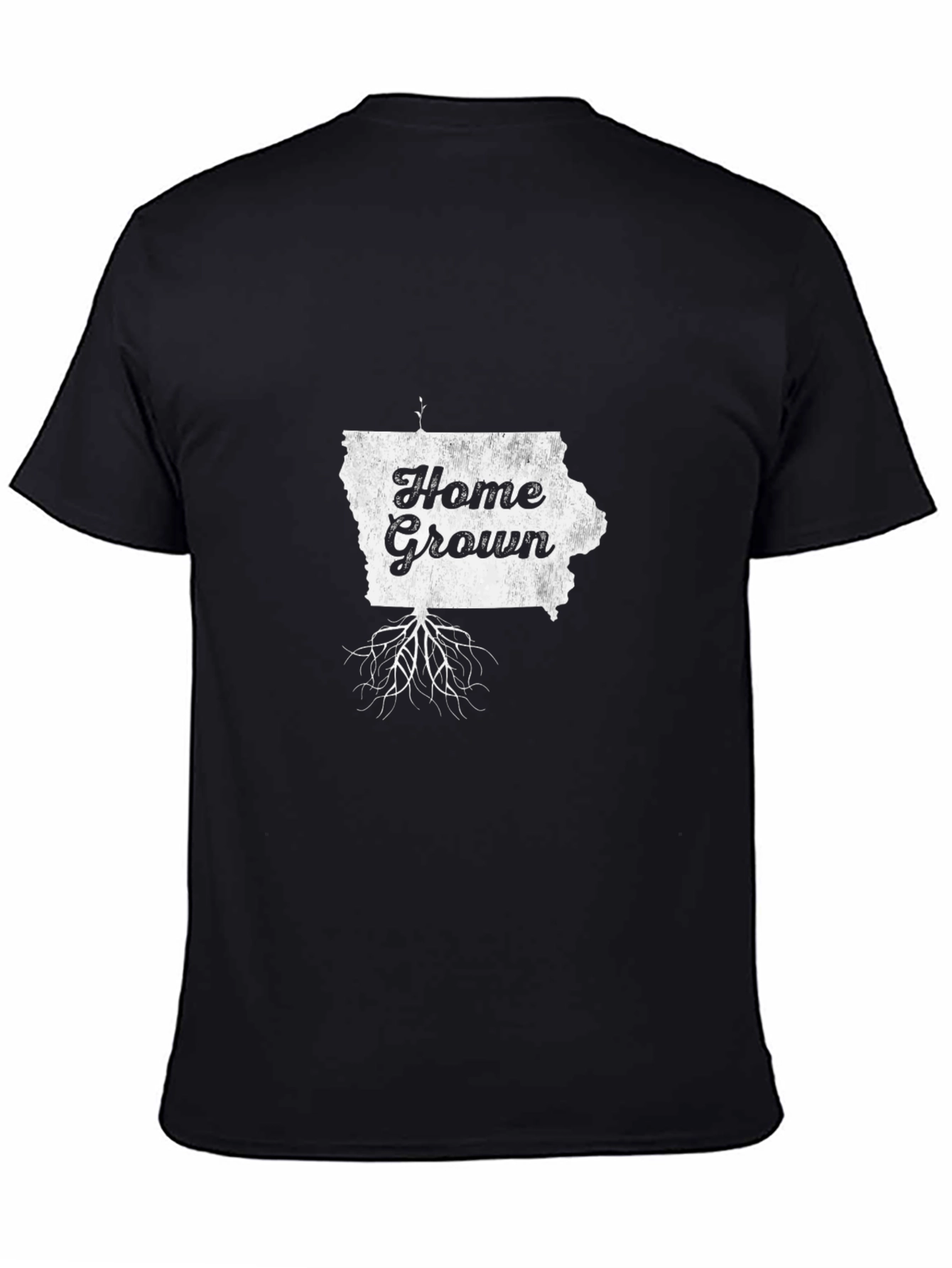 Home Grown Iowa State Pride T-Shirt - Black