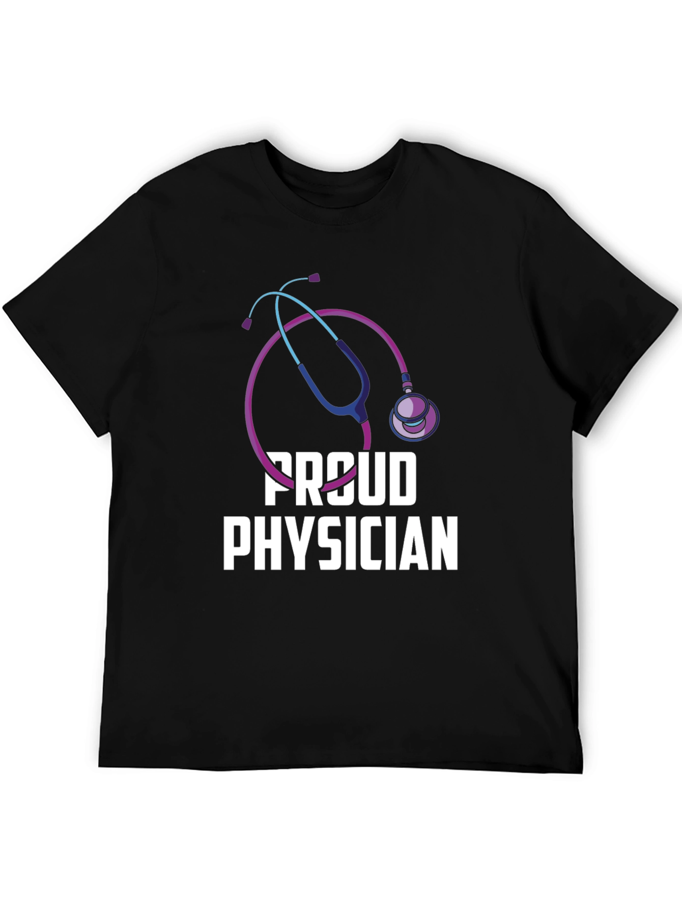 Proud Physician Black T-Shirt