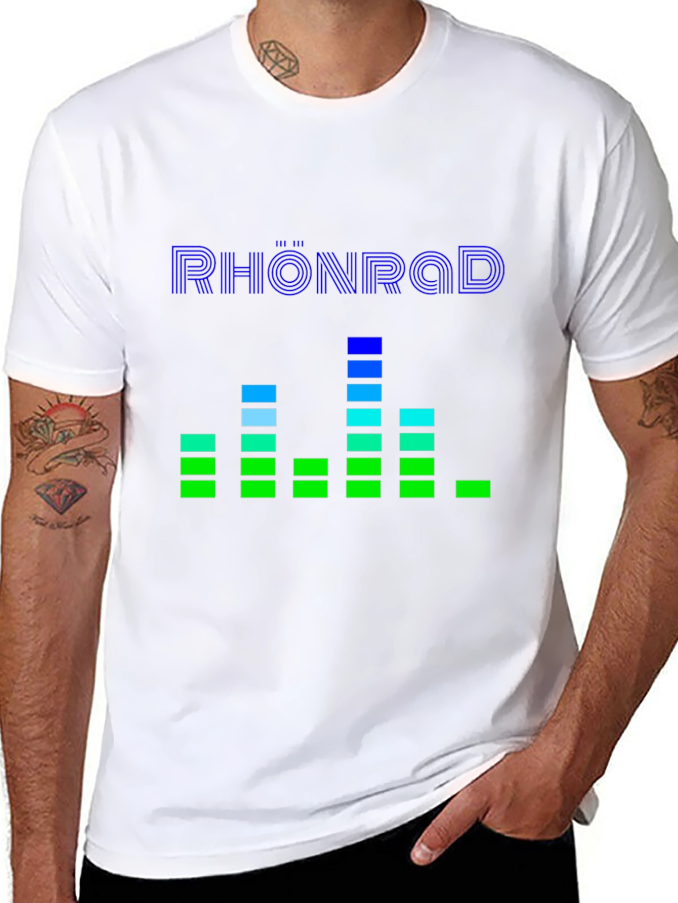 Rhöönrad T-Shirt - Graphic Equalizer Design