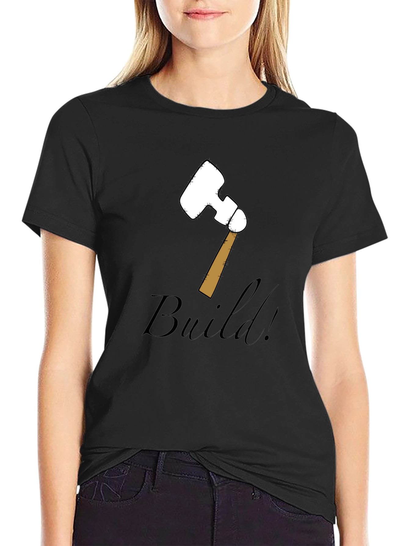 Build! Graphic Tee - Hammer Design