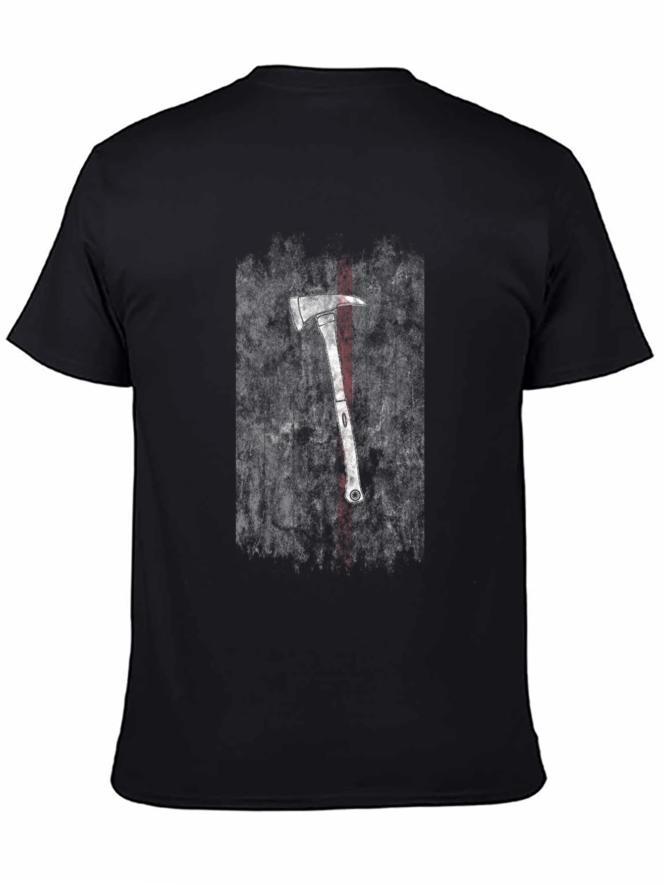 Firefighter Axe Graphic T-Shirt - Thin Red Line