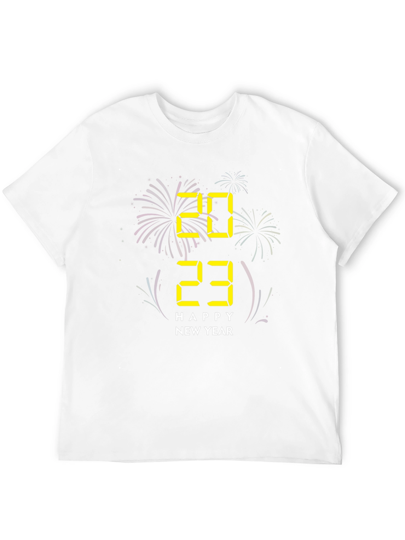 Happy New Year 2023 Black T-Shirt