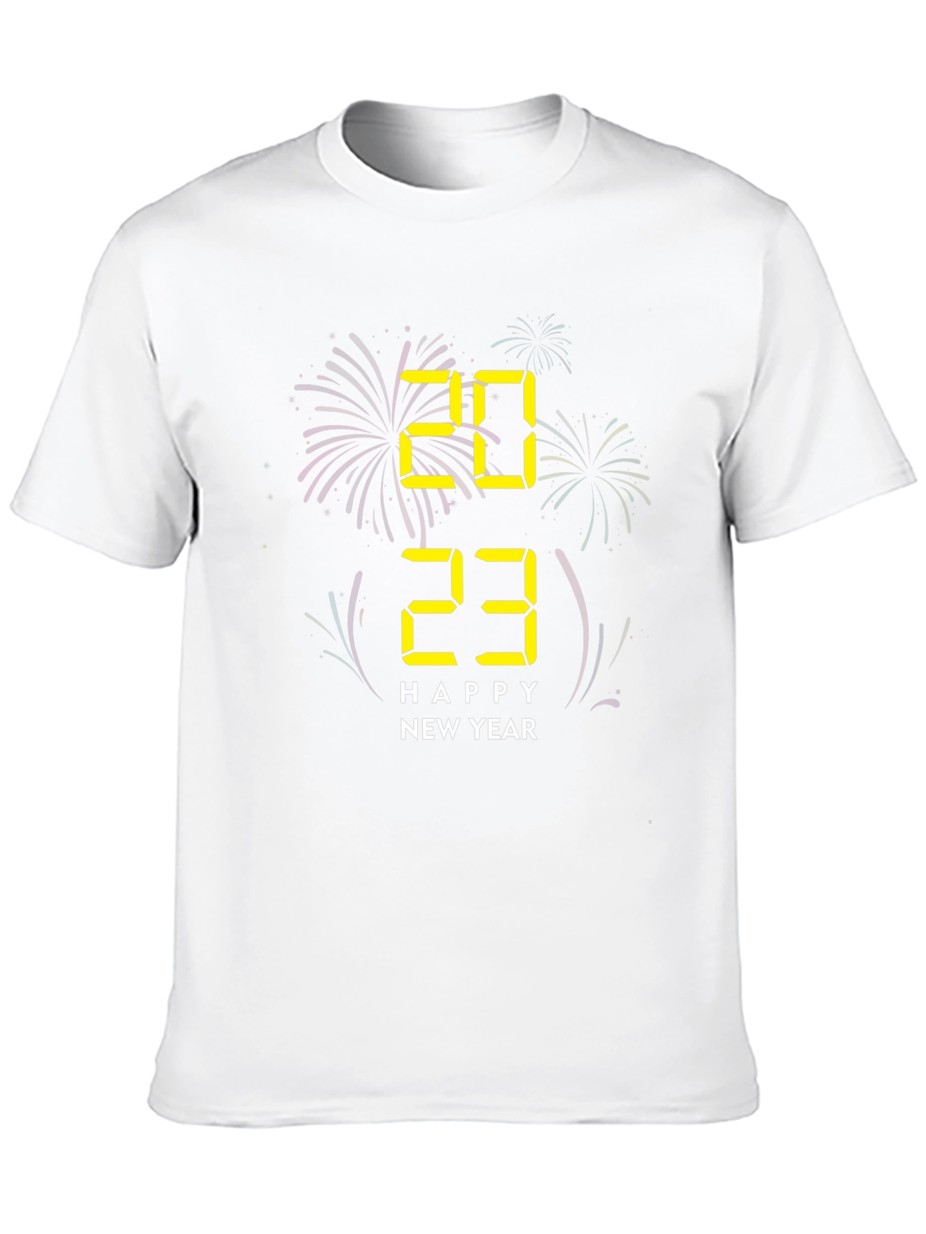 Happy New Year 2023 Black T-Shirt